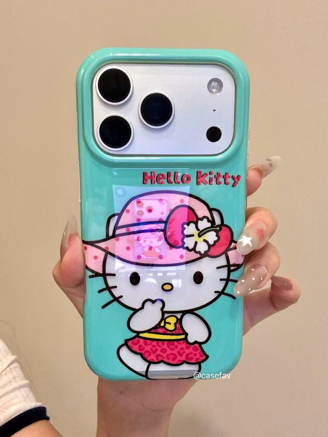 Hello Kitty Summer Mint Green Phone Case #648