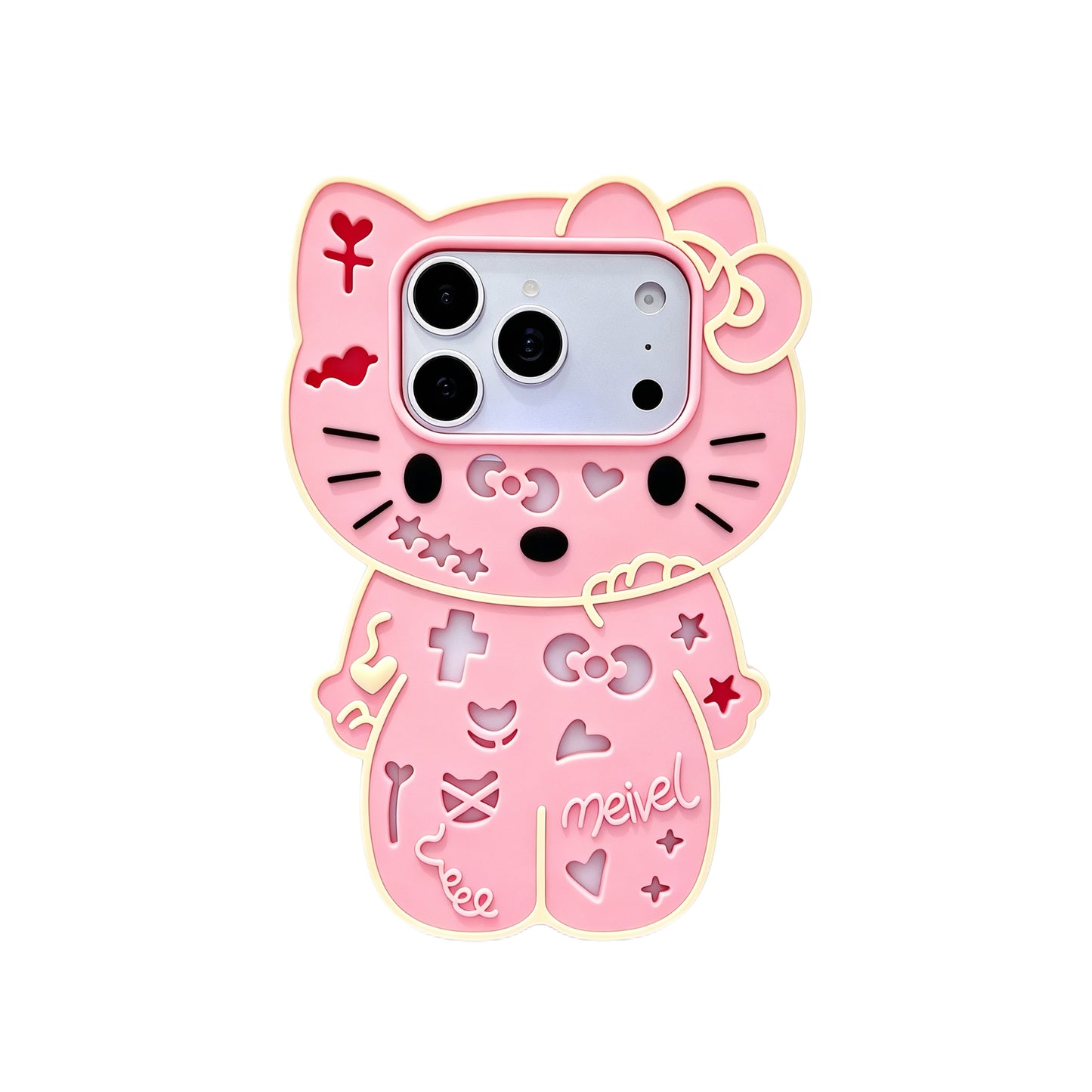 Hello Kitty Skeleton Halloween Silicone Phone Case #643