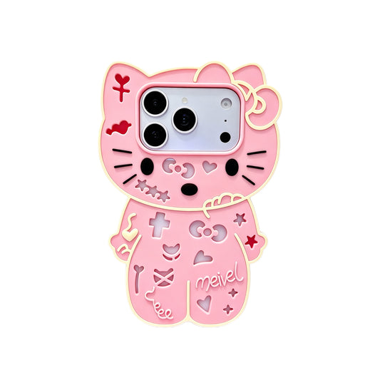 Hello Kitty Skeleton Halloween Silicone Phone Case #643