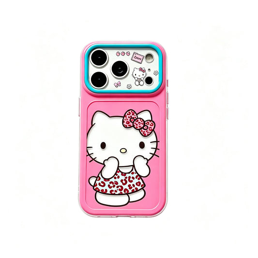 Hello Kitty Pink Leopard Print iPhone Case #646