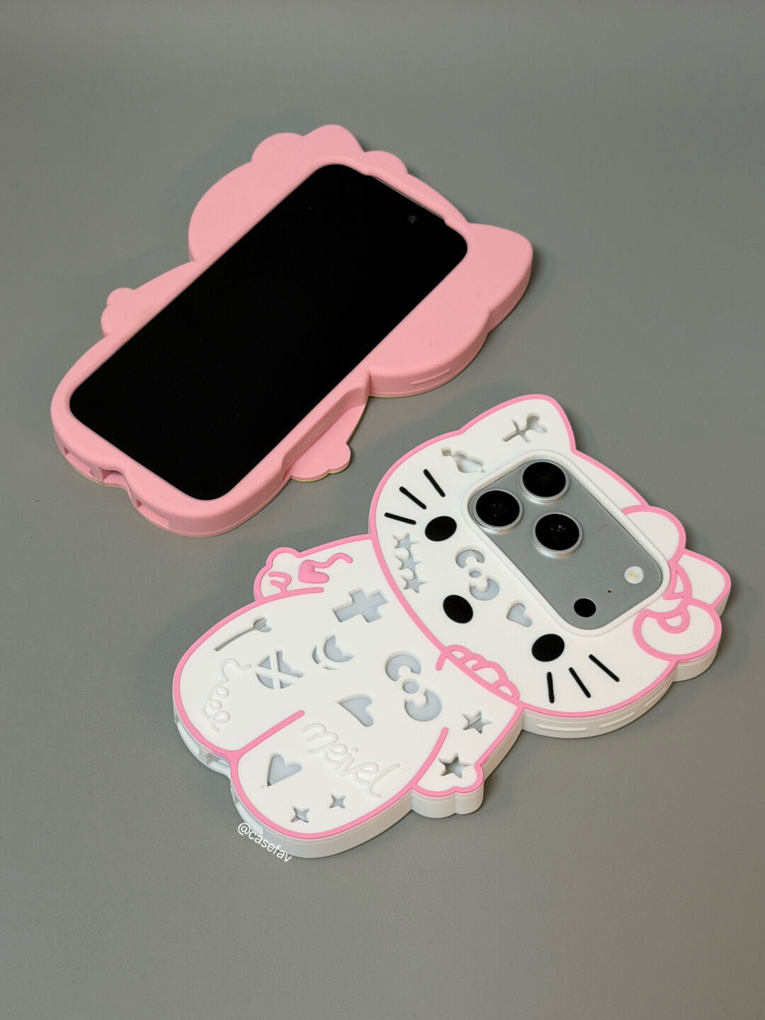 Hello Kitty Skeleton Halloween Silicone Phone Case #643