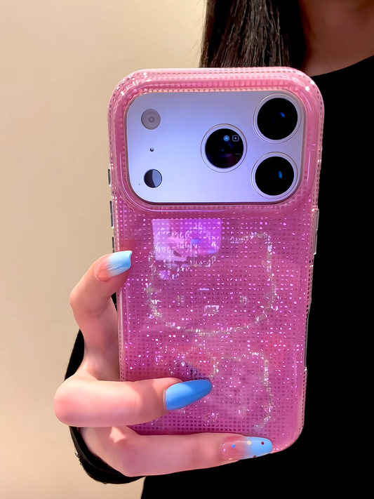 Hello Kitty Glittery Pink Phone Case#676