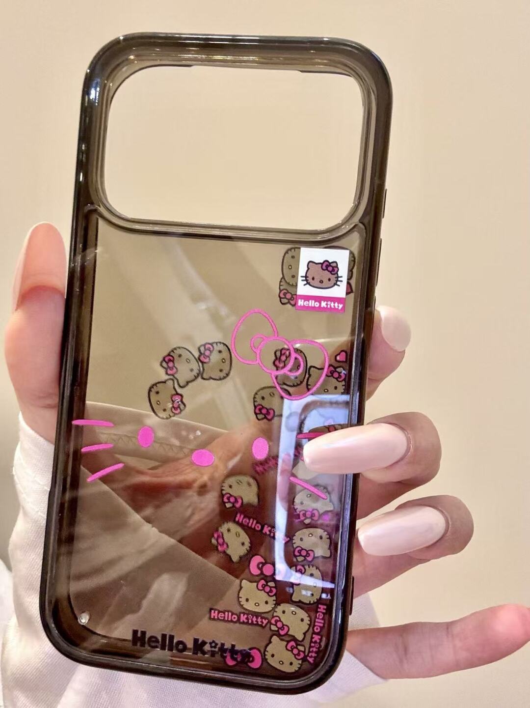 Hello Kitty Bling Glitter Liquid Quicksand Clear Phone Case#679
