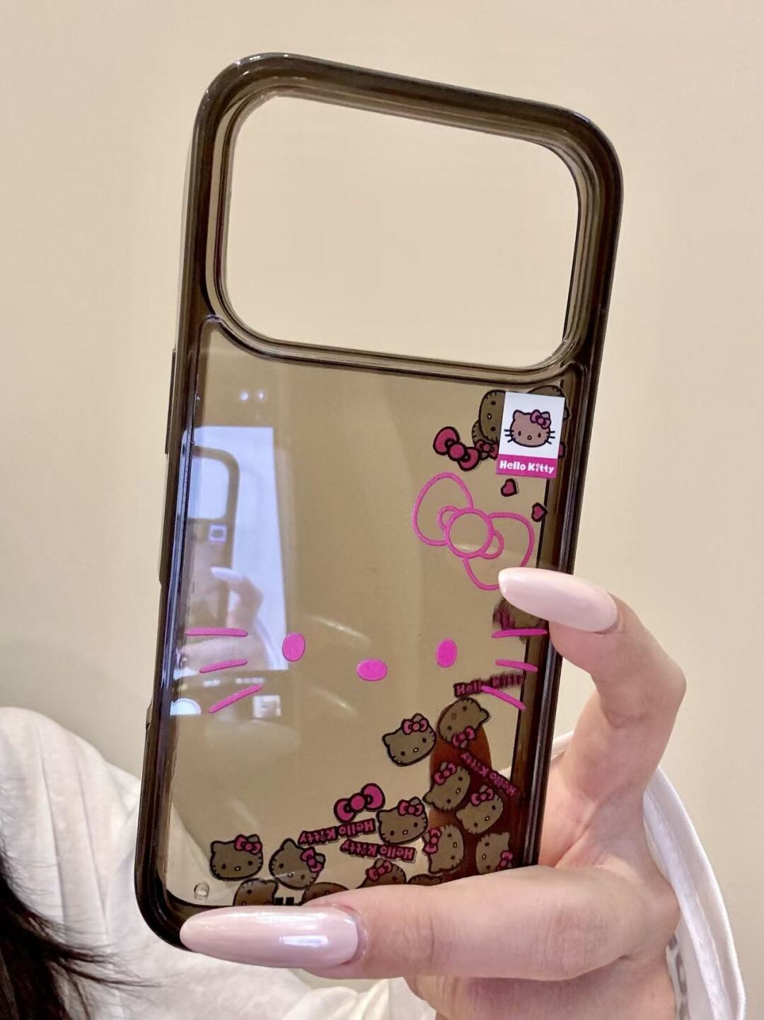 Hello Kitty Bling Glitter Liquid Quicksand Clear Phone Case#679
