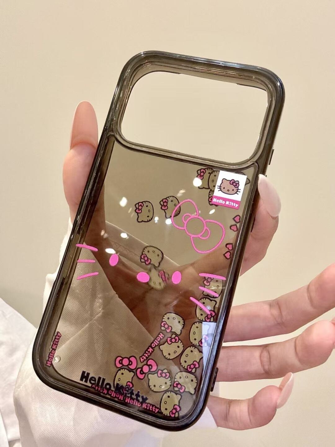 Hello Kitty Bling Glitter Liquid Quicksand Clear Phone Case#679