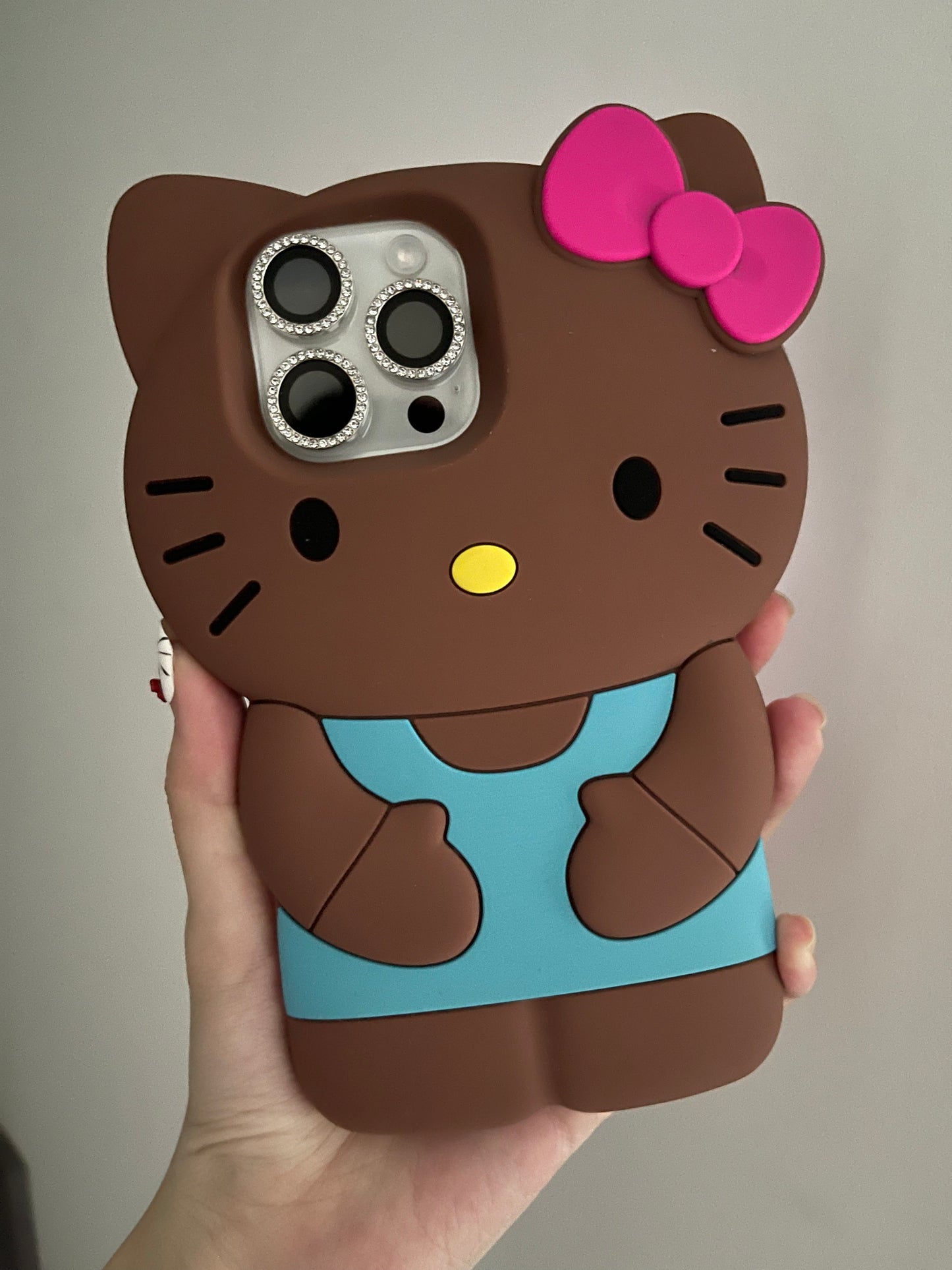 Hellokitty Shape Silicone Cute Kawaii Phone Case #0023