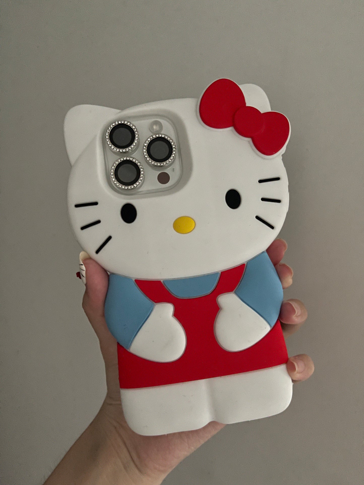 Hellokitty Shape Silicone Cute Kawaii Phone Case #0023