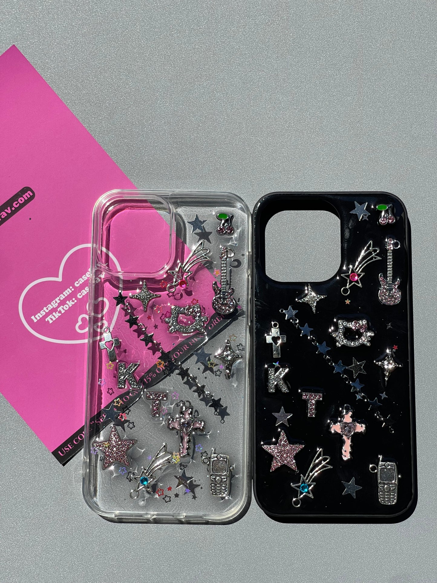 Hellokitty Rhinestone Handmade Cute Kawaii Phone Case #0132