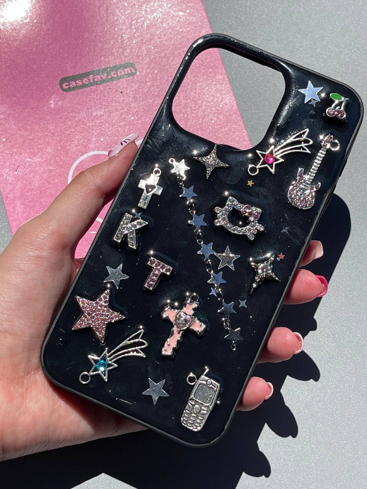 Hellokitty Rhinestone Handmade Cute Kawaii Phone Case #0132