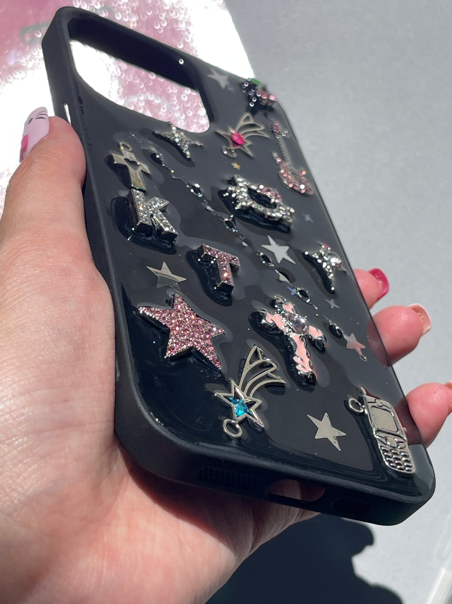 Hellokitty Rhinestone Handmade Cute Kawaii Phone Case #0132