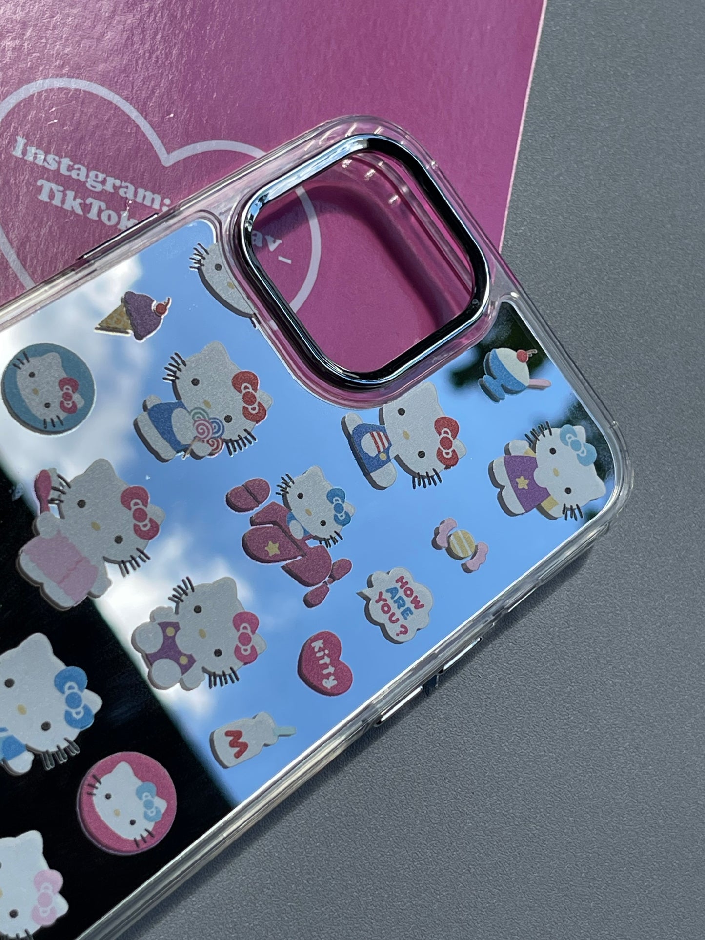 Hellokitty Mirror Cute Kawaii Phone Case #0127