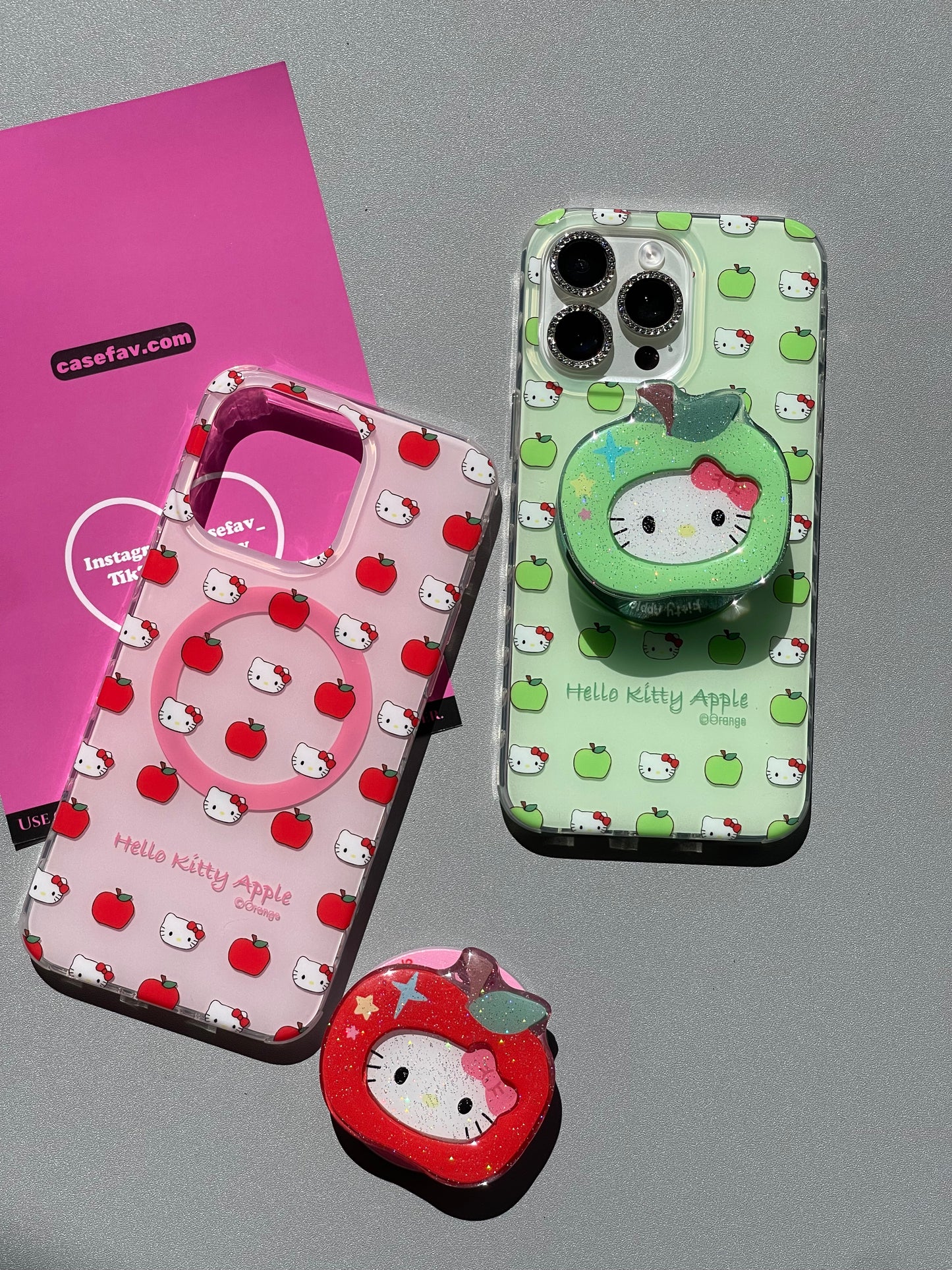 Hellokitty Apple MagSafe Case Apple Hellokitty Shape MagSafe Stand Holder / Phone Grip #0124