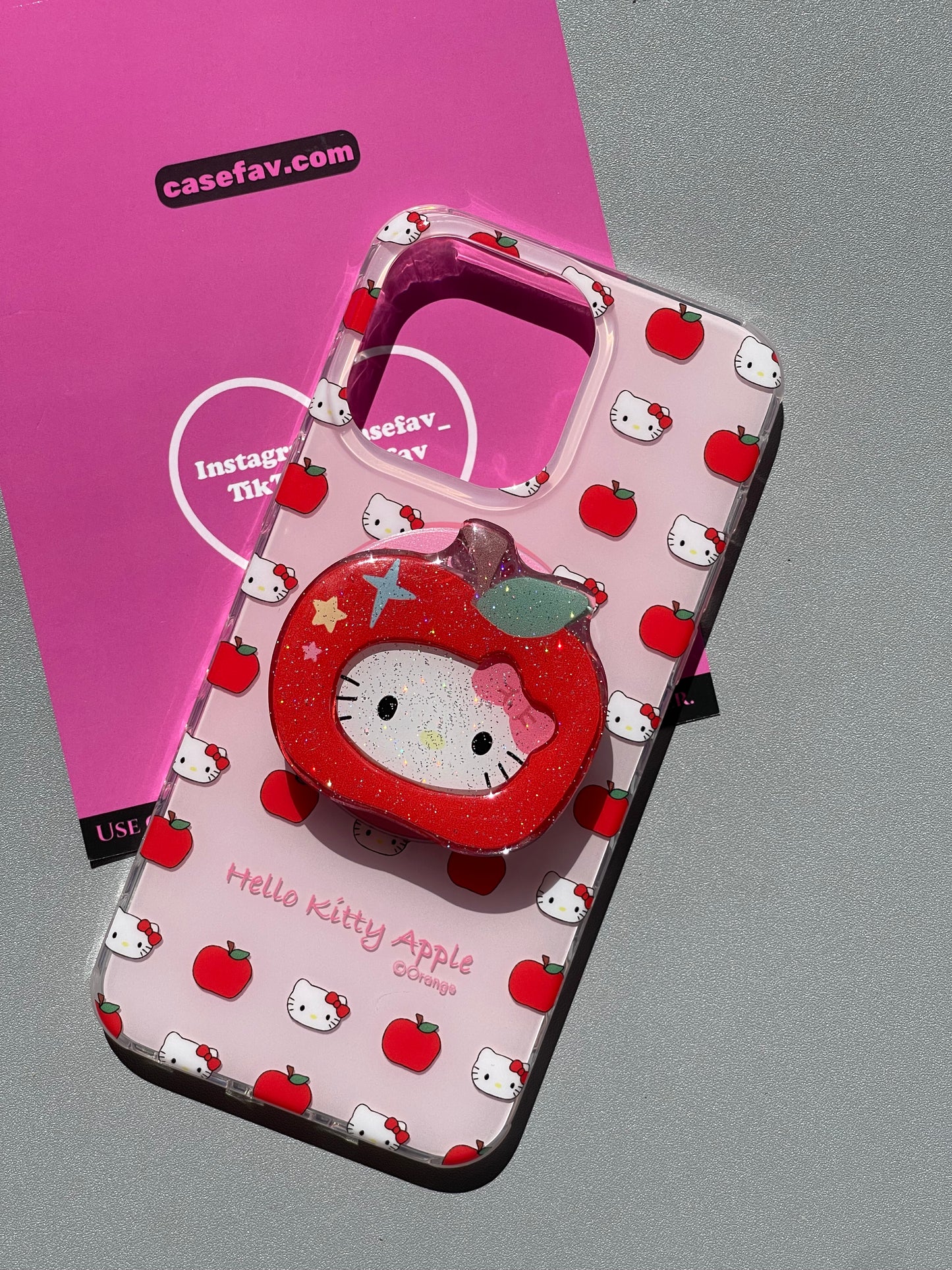 Hellokitty Apple MagSafe Case Apple Hellokitty Shape MagSafe Stand Holder / Phone Grip #0124