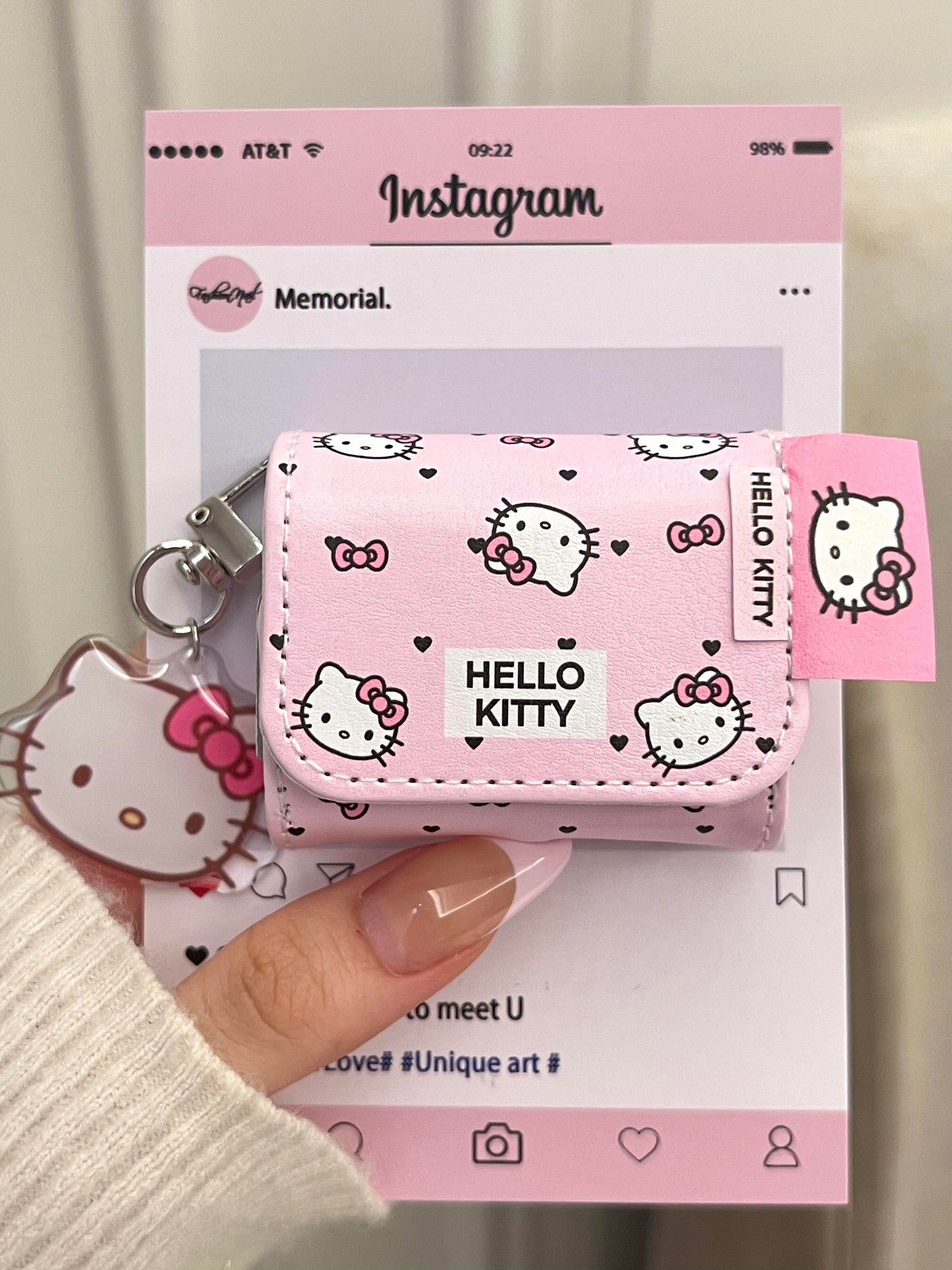 Hellokitty Pink Cute Kawaii AirPods Case #0141