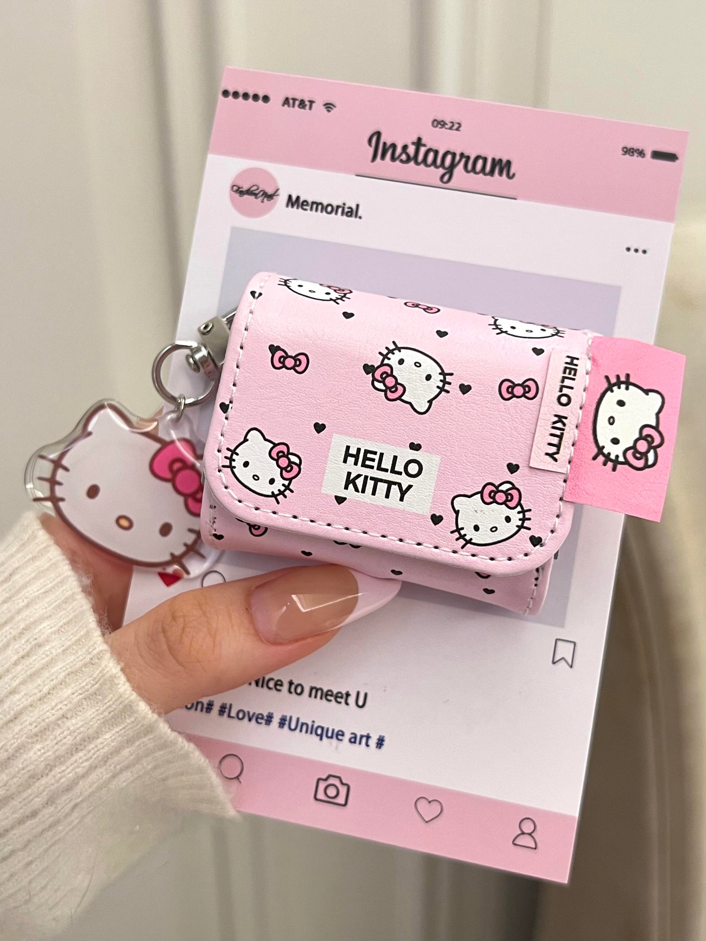 Hellokitty Pink Cute Kawaii AirPods Case #0141