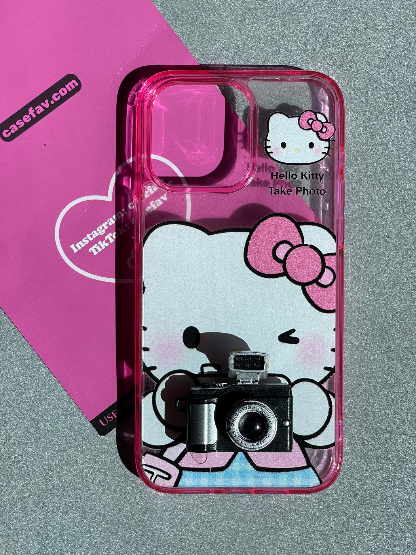 Hellokitty Pink 3D Camera Cute Kawaii Phone Case #0166