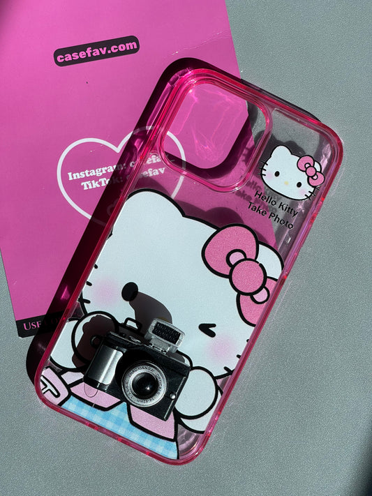 Hellokitty Pink 3D Camera Cute Kawaii Phone Case #0166