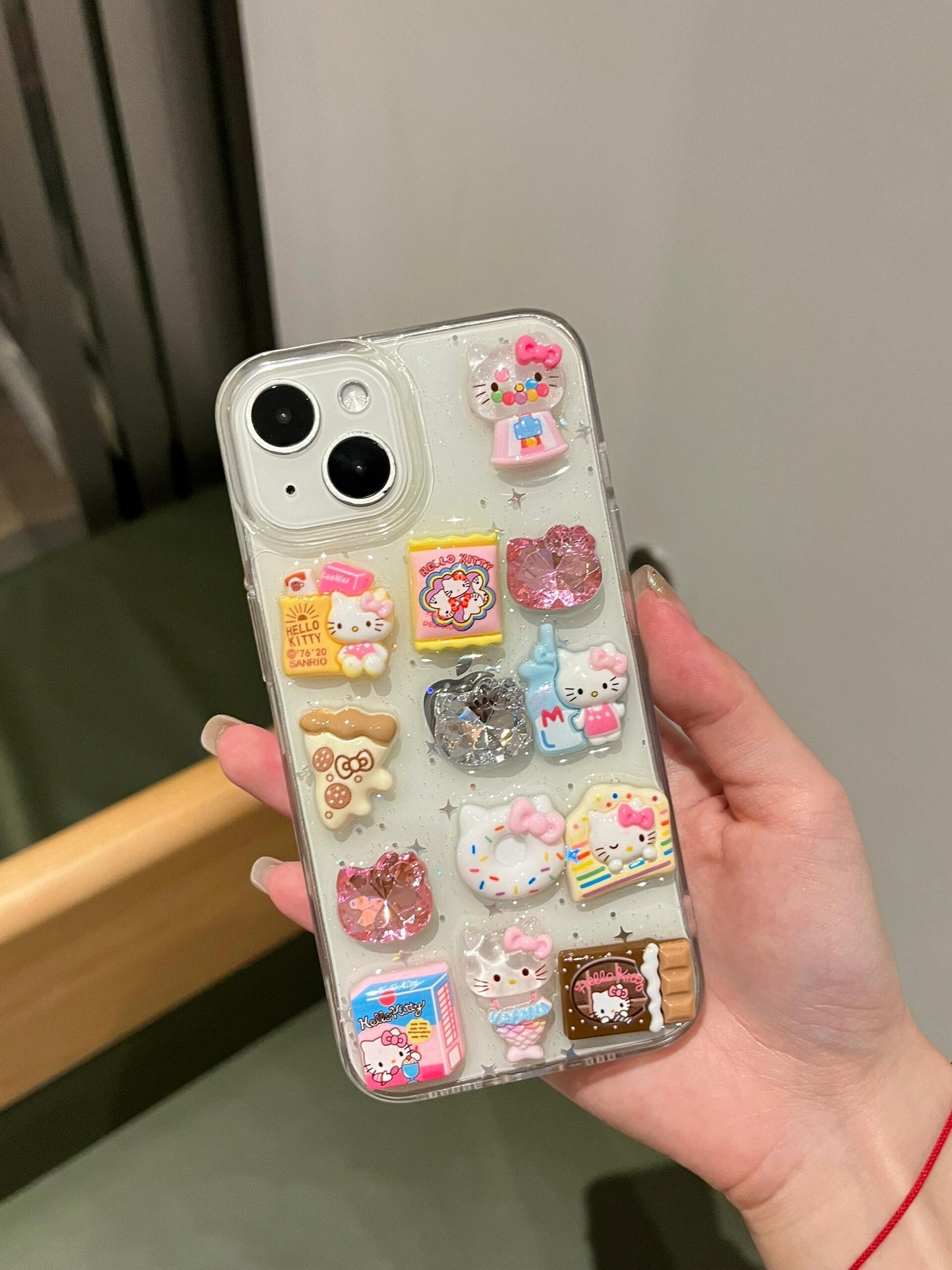 Hellokitty Clear Handmade Phone Case #0019