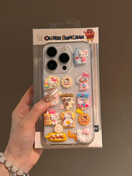 Hellokitty Clear Handmade Phone Case #0019