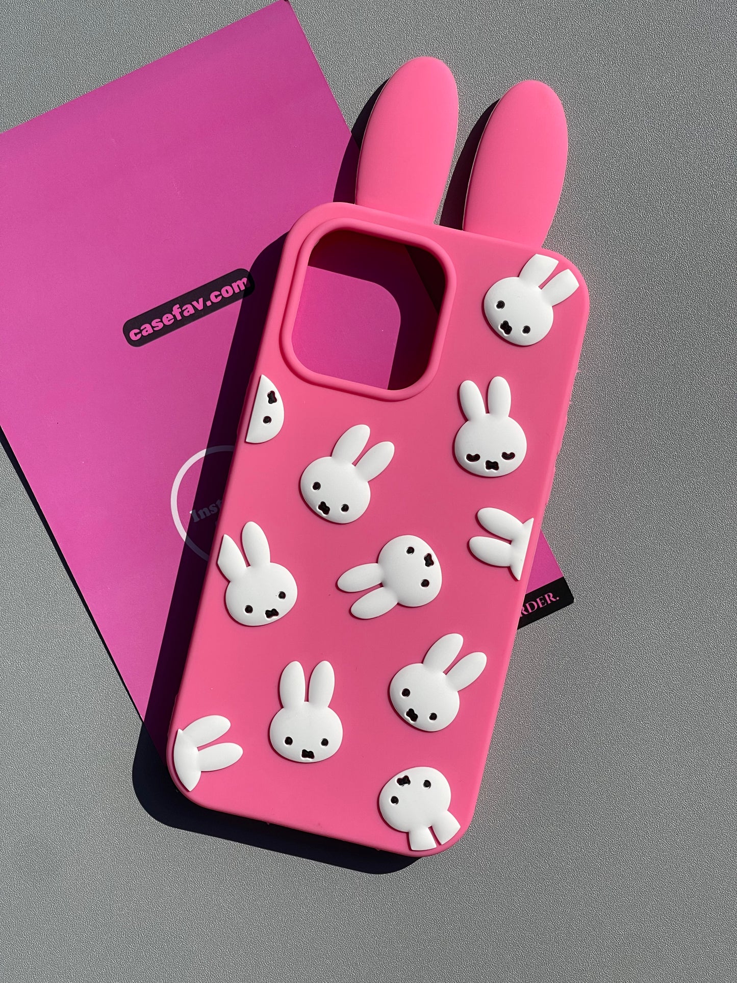 Miffy Shape Silicone Cute Kawaii Phone Case  #0324