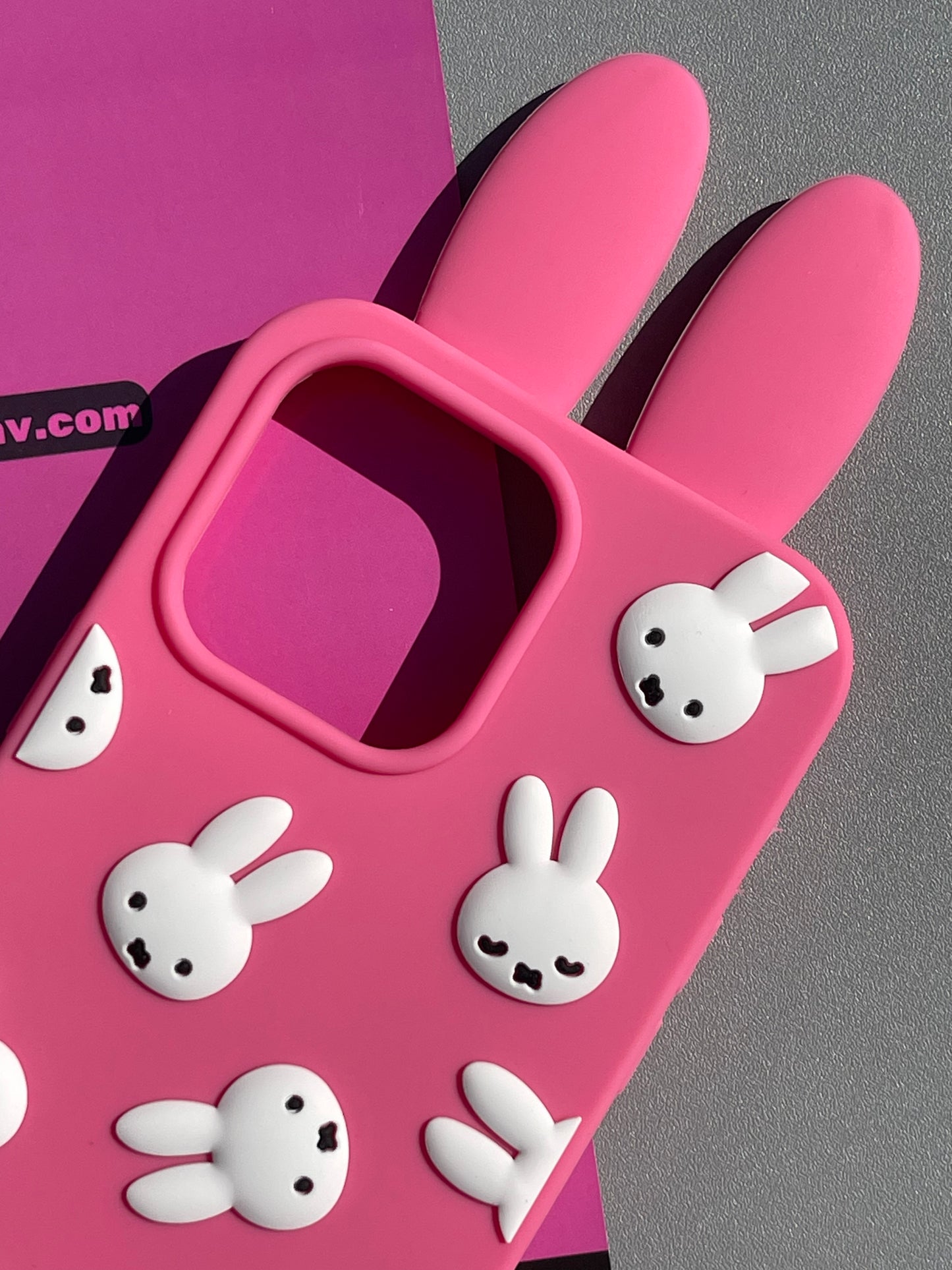 Miffy Shape Silicone Cute Kawaii Phone Case  #0324