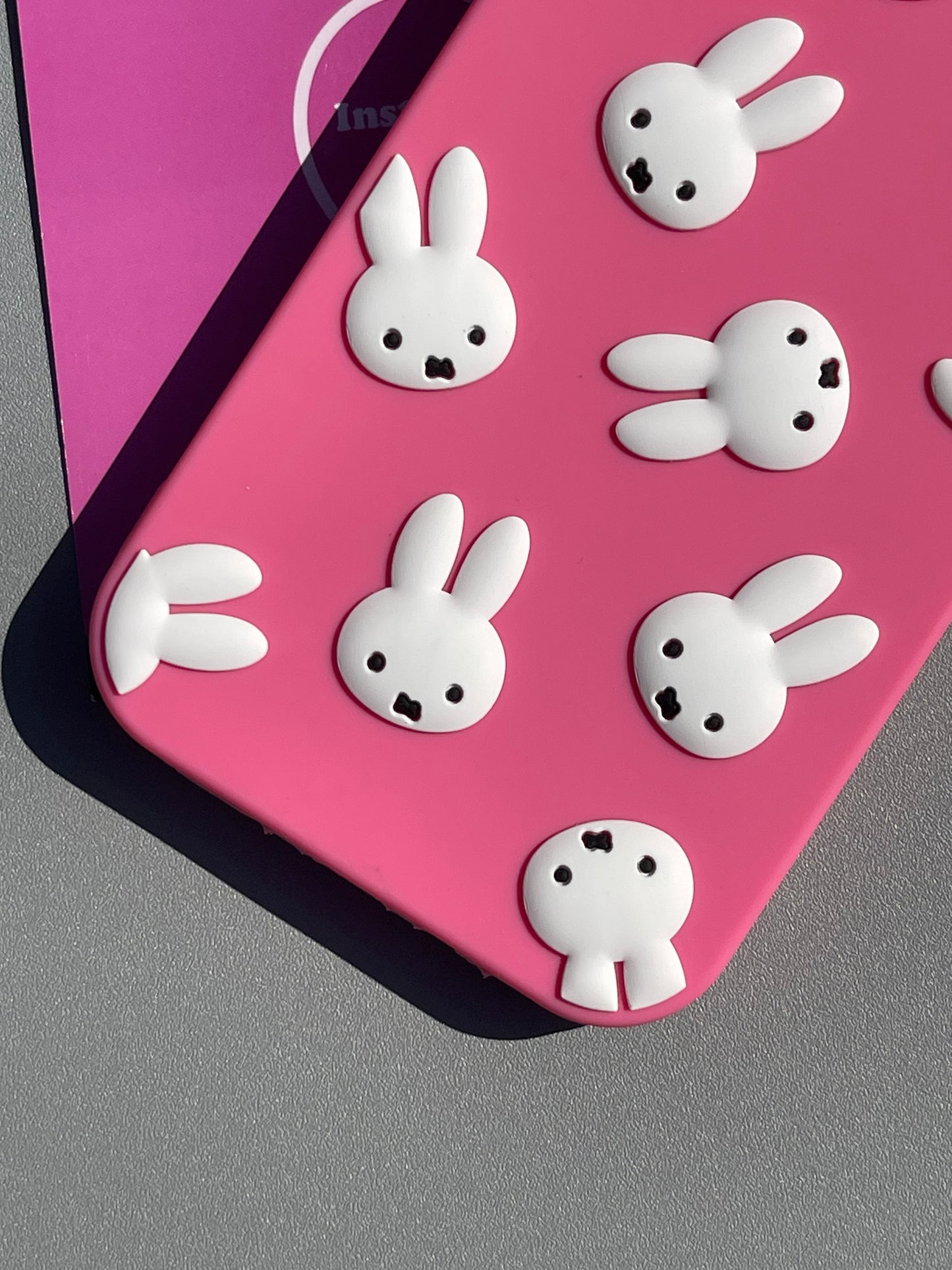 Miffy Shape Silicone Cute Kawaii Phone Case  #0324