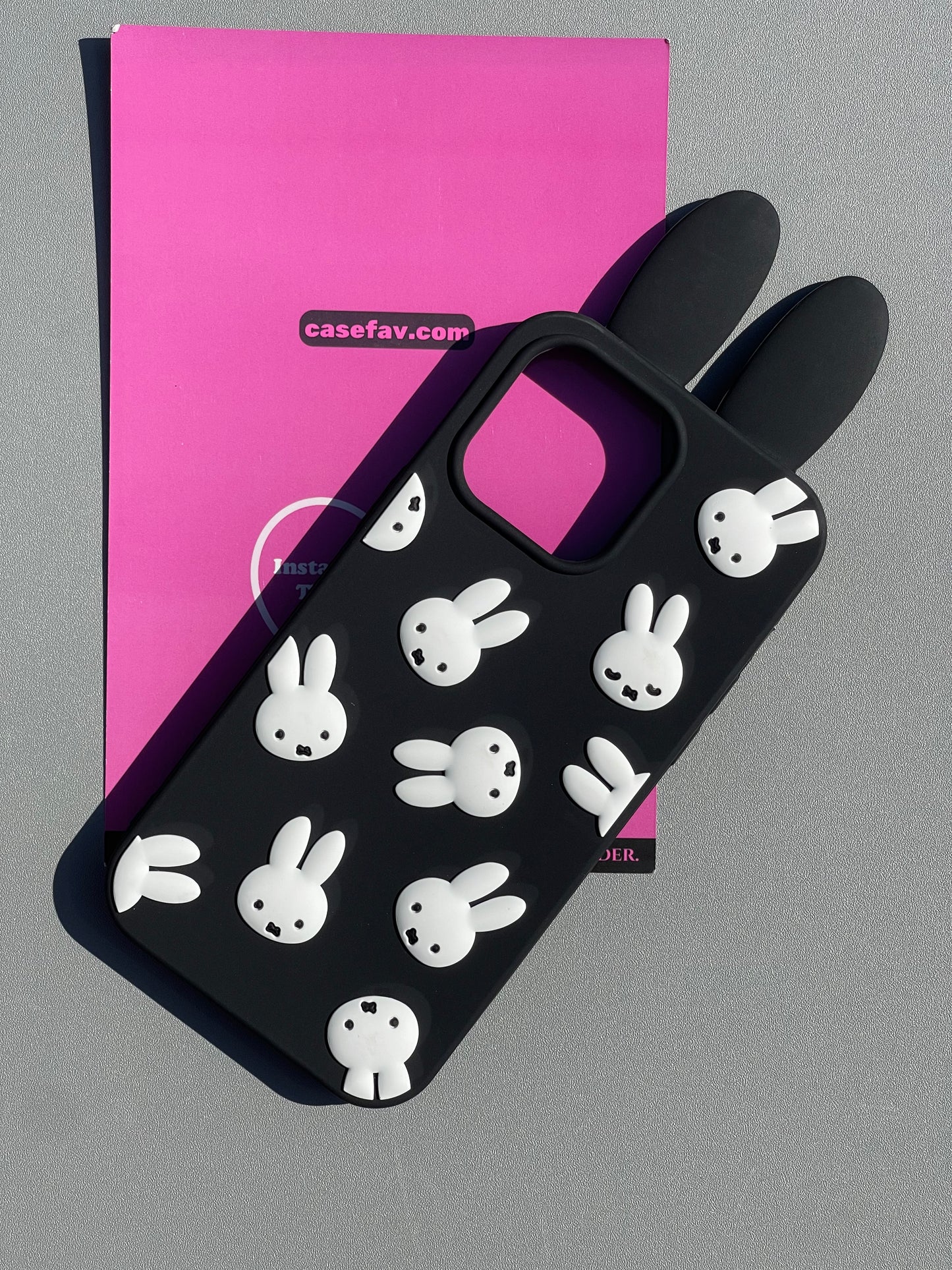 Miffy Shape Silicone Cute Kawaii Phone Case  #0324