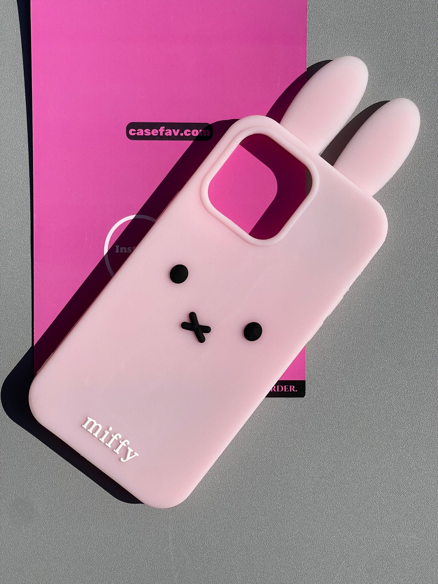 Miffy Shape Silicone Cute Kawaii Phone Case  #0323