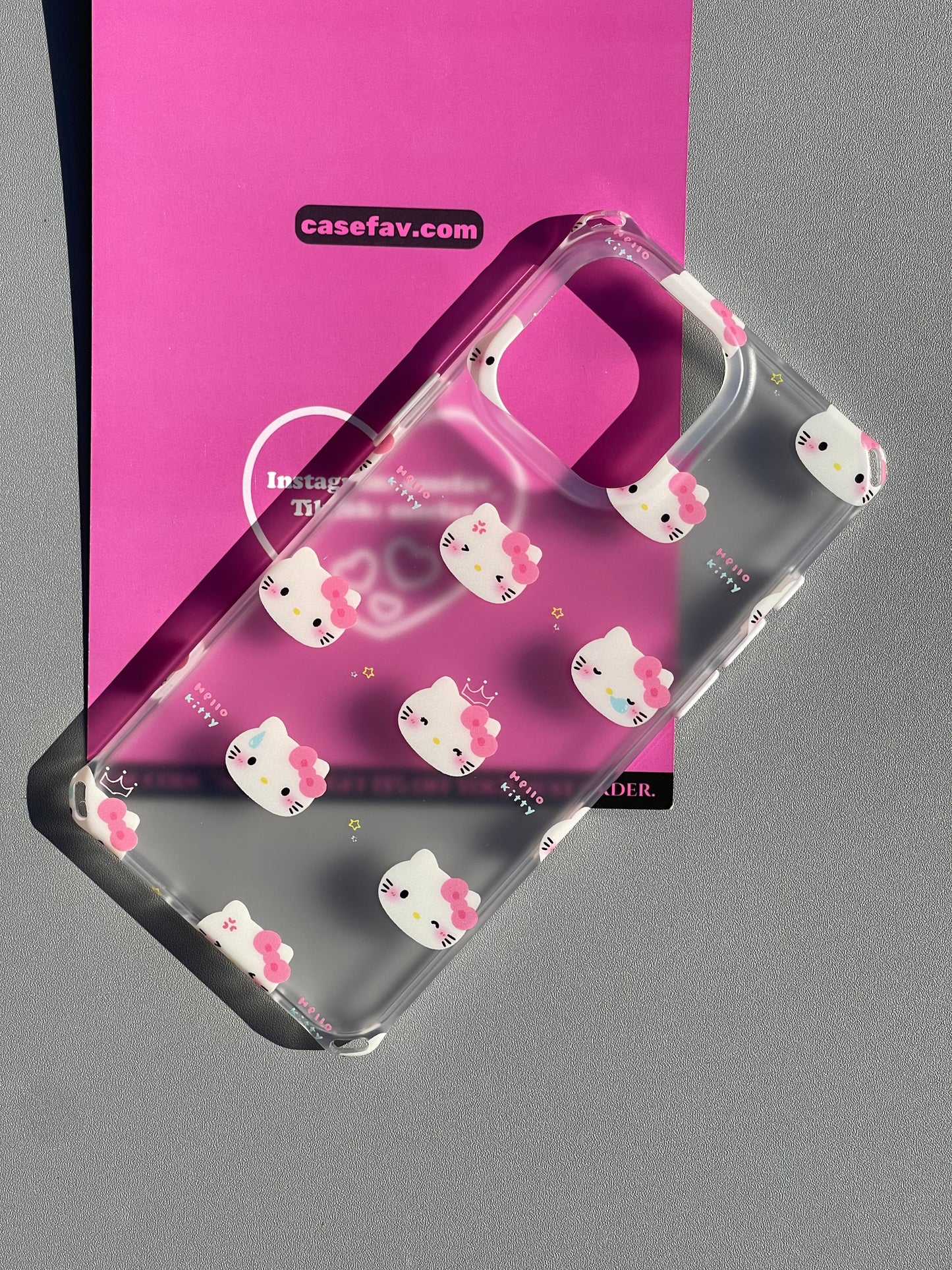 Hellokitty Clear Different Expressions Cute Kawaii Phone Case #0335