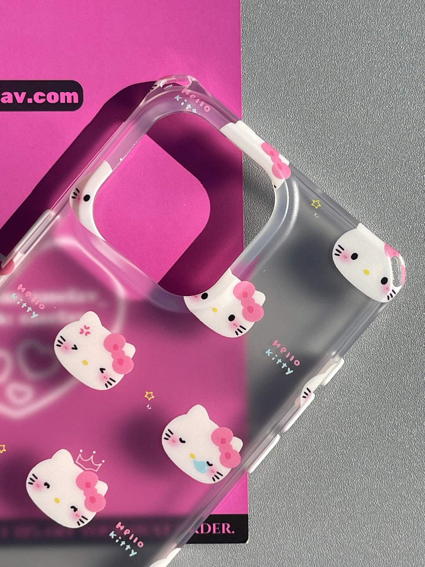 Hellokitty Clear Different Expressions Cute Kawaii Phone Case #0335