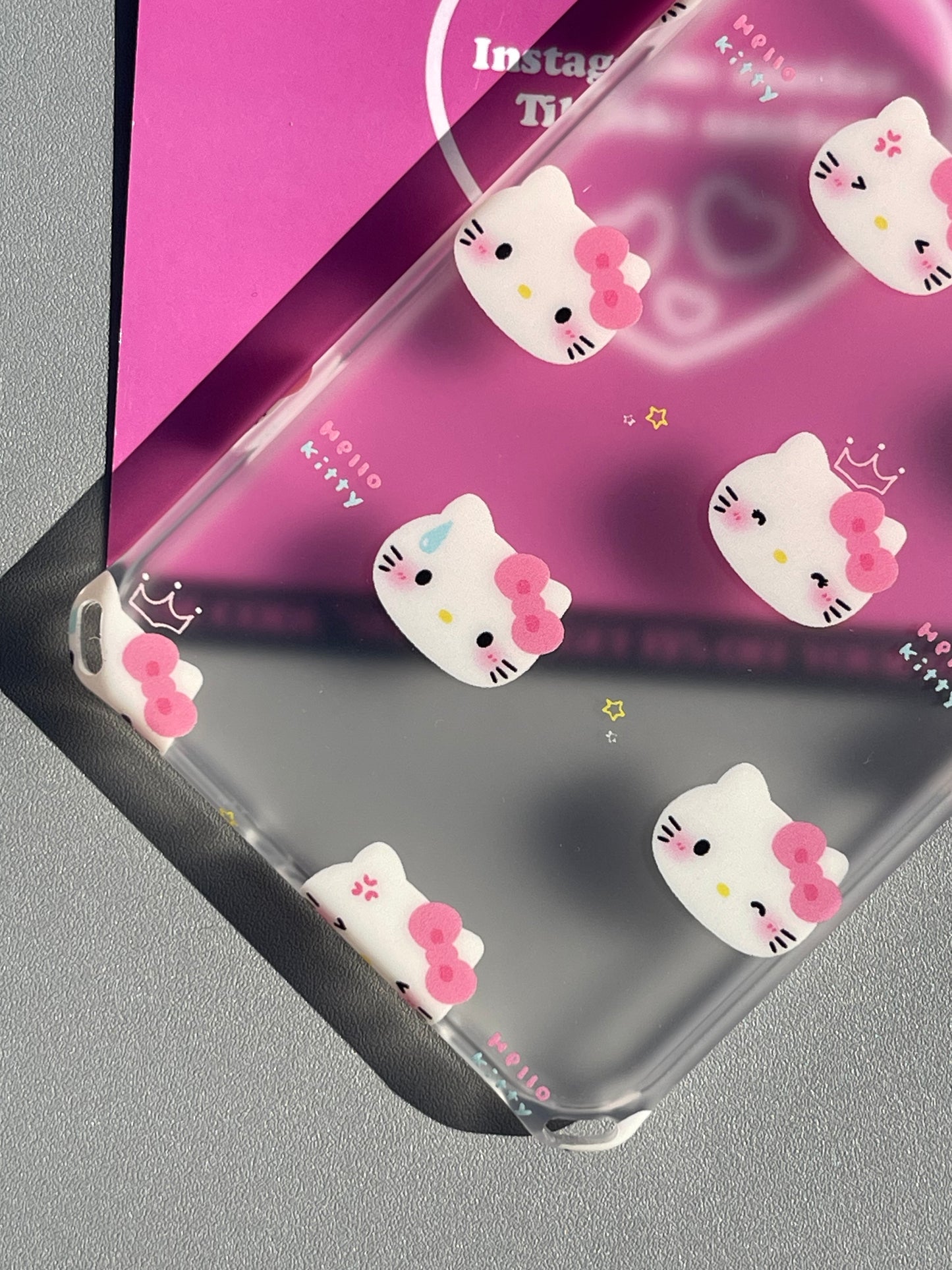 Hellokitty Clear Different Expressions Cute Kawaii Phone Case #0335