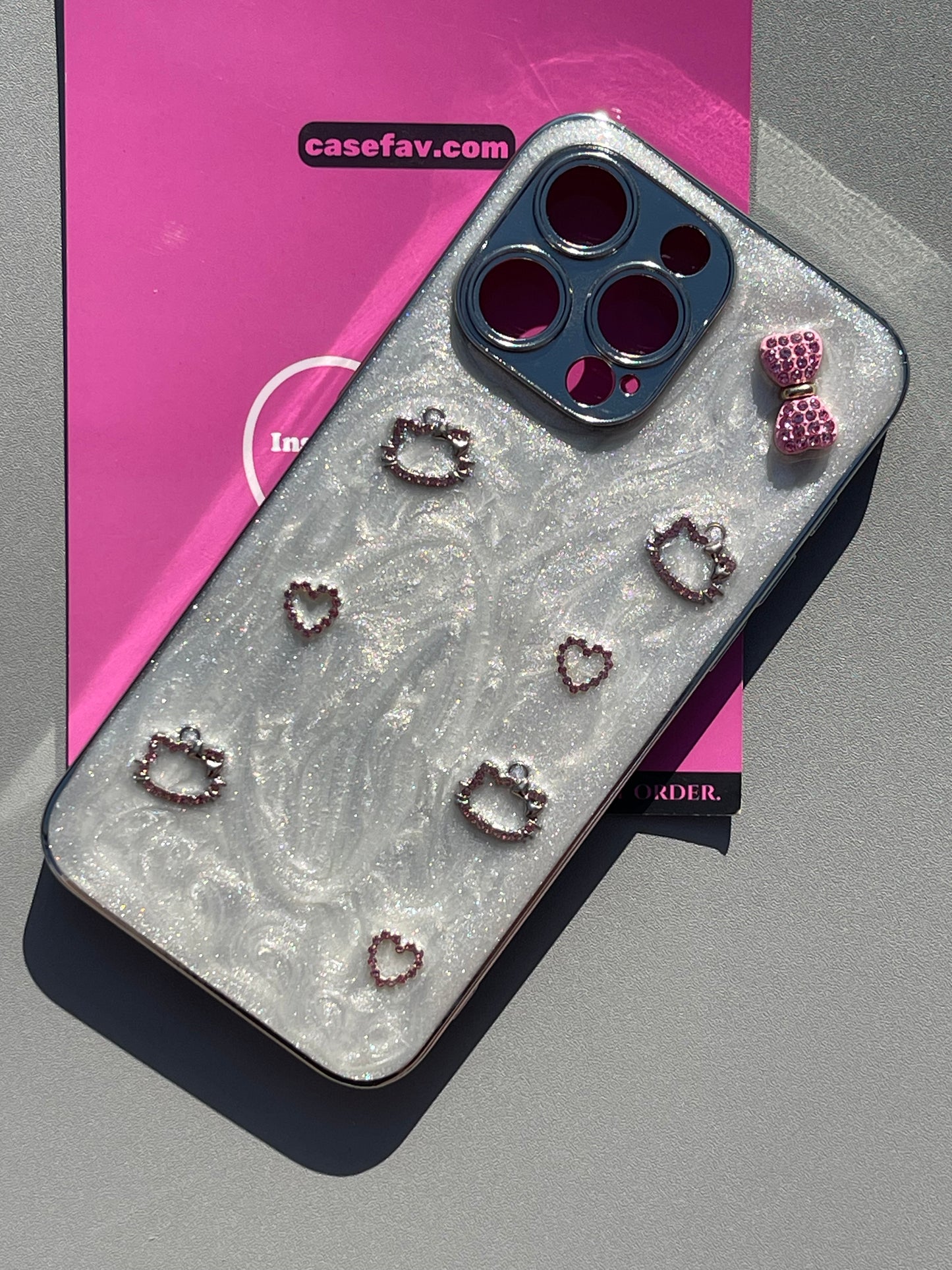 Hellokitty Silver Quicksilver Texture Cute Kawaii Phone Case  #0325