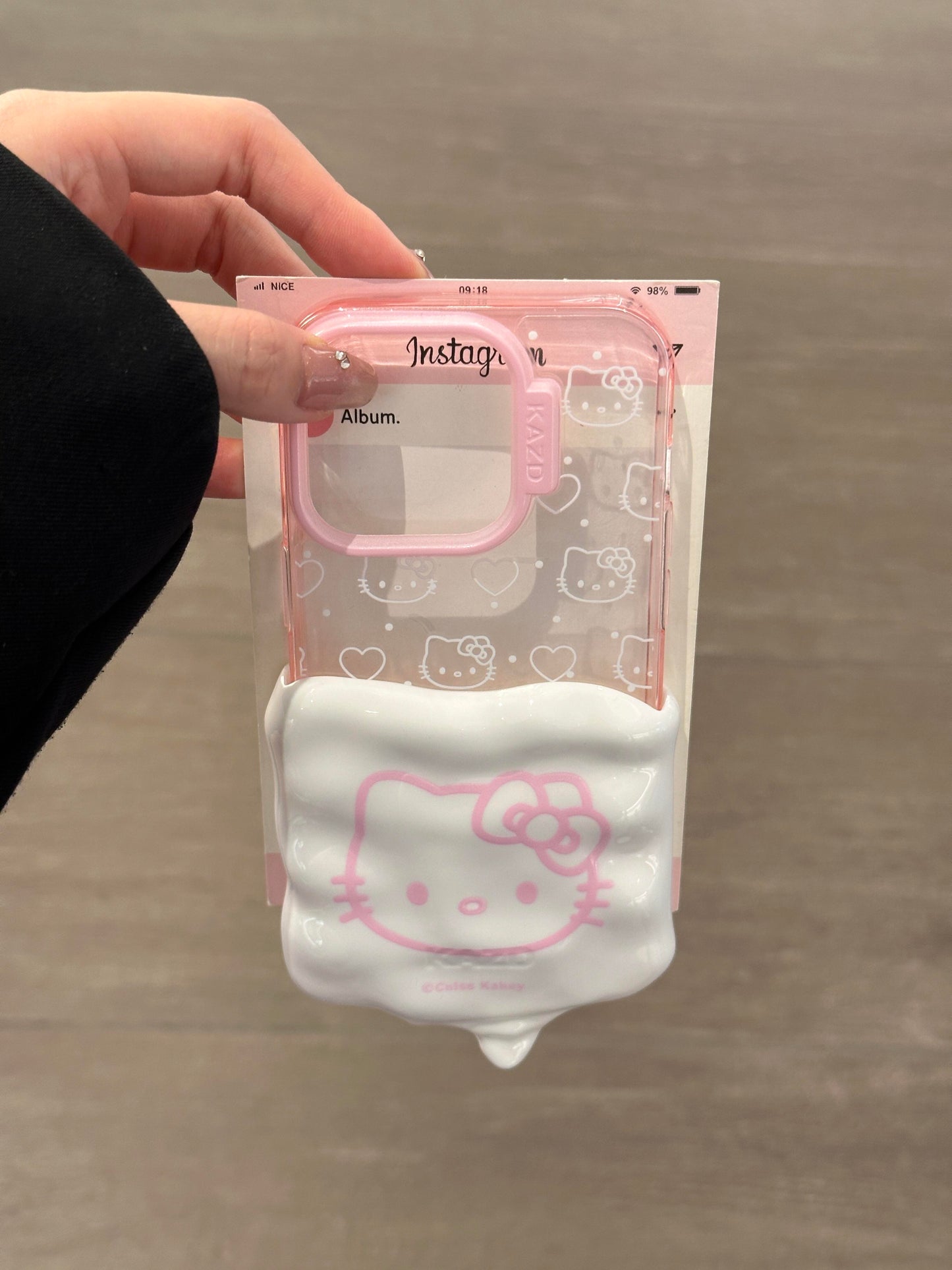 Hellokitty White Jelly Shape Removable Cute Kawaii Phone Case  #0110