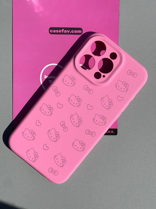 Hellokitty Silicone Cute Kawaii Phone Case #0327