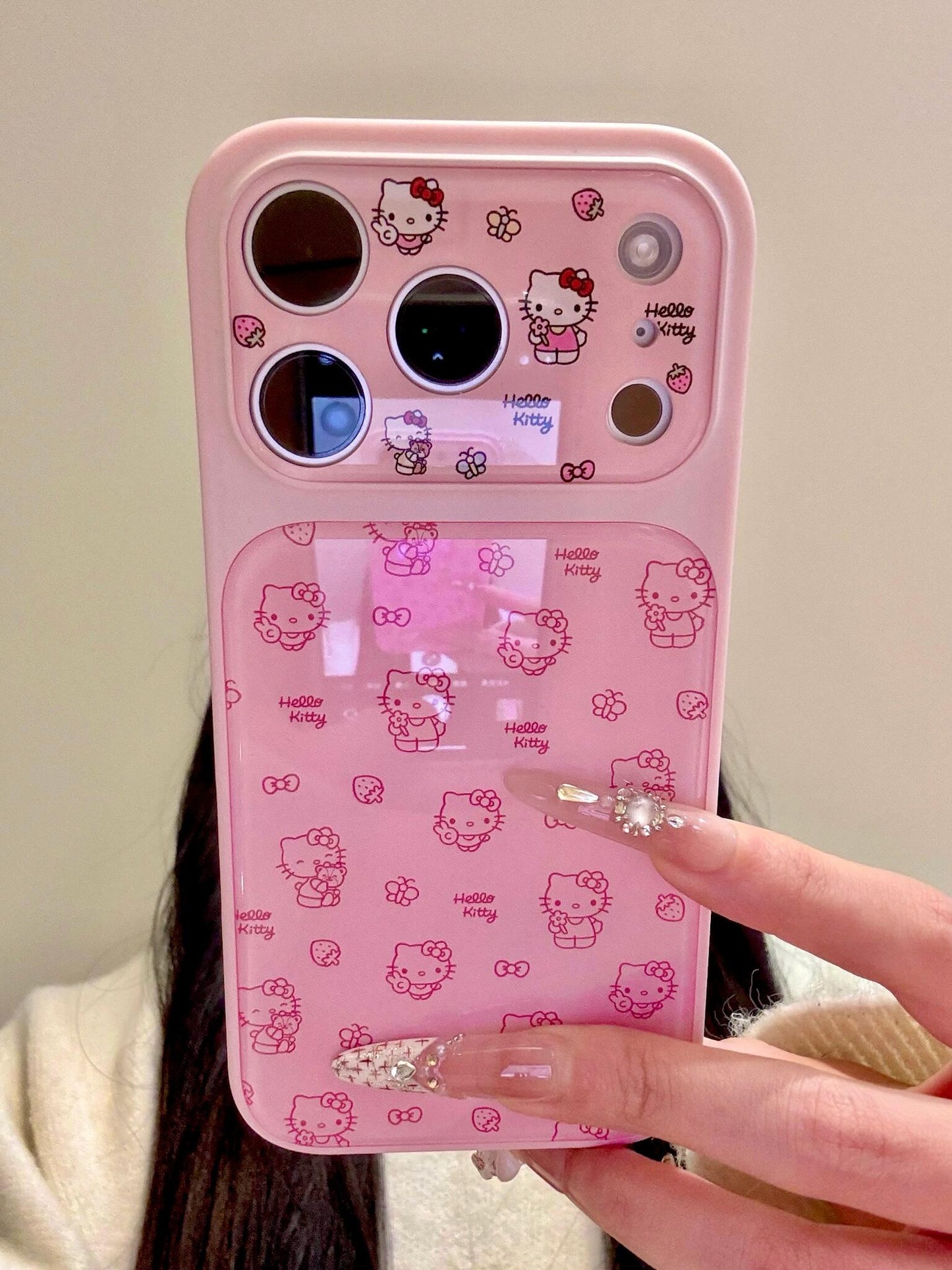 Hellokitty Pink Cute Kawaii Phone Case #0583