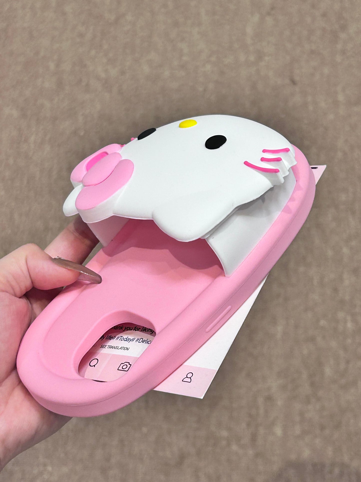 Hellokitty Mymelody Sandals Shape Silicone Cute Kawaii Phone Case #0154