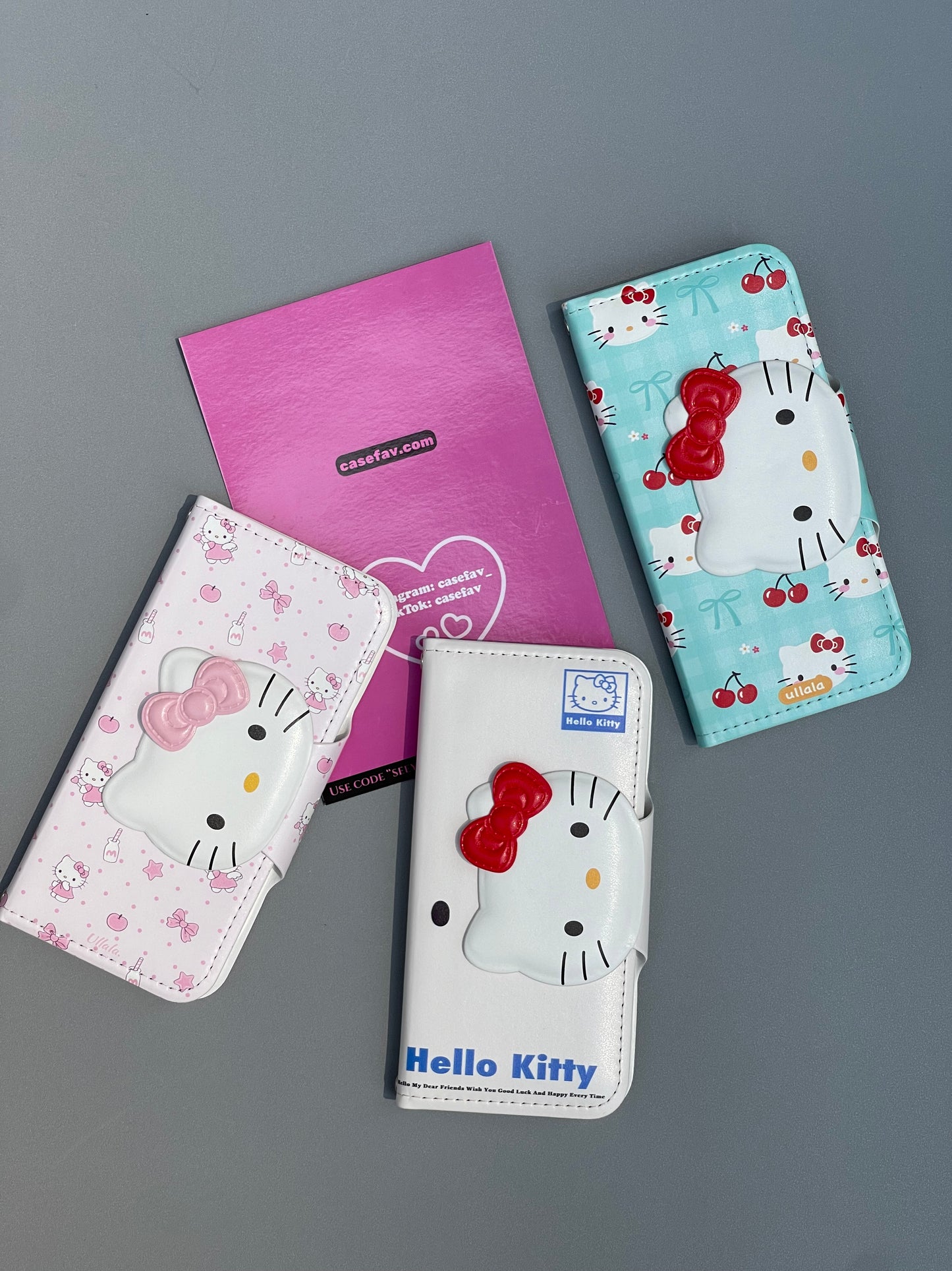 Hellokitty Shape Flip Phone Case Cute Kawaii Phone Case #0229