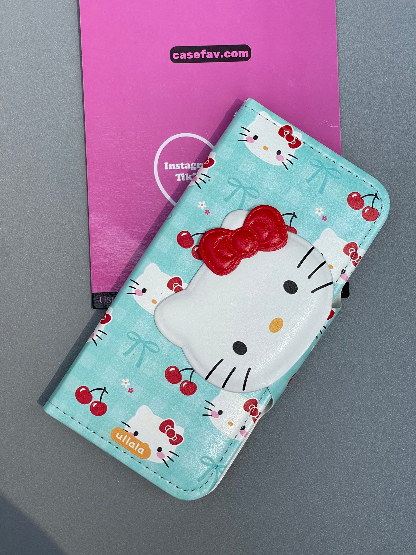 Hellokitty Shape Flip Phone Case Cute Kawaii Phone Case #0229