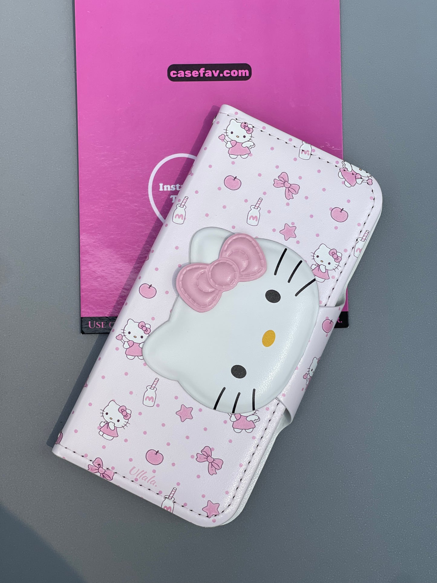 Hellokitty Shape Flip Phone Case Cute Kawaii Phone Case #0229