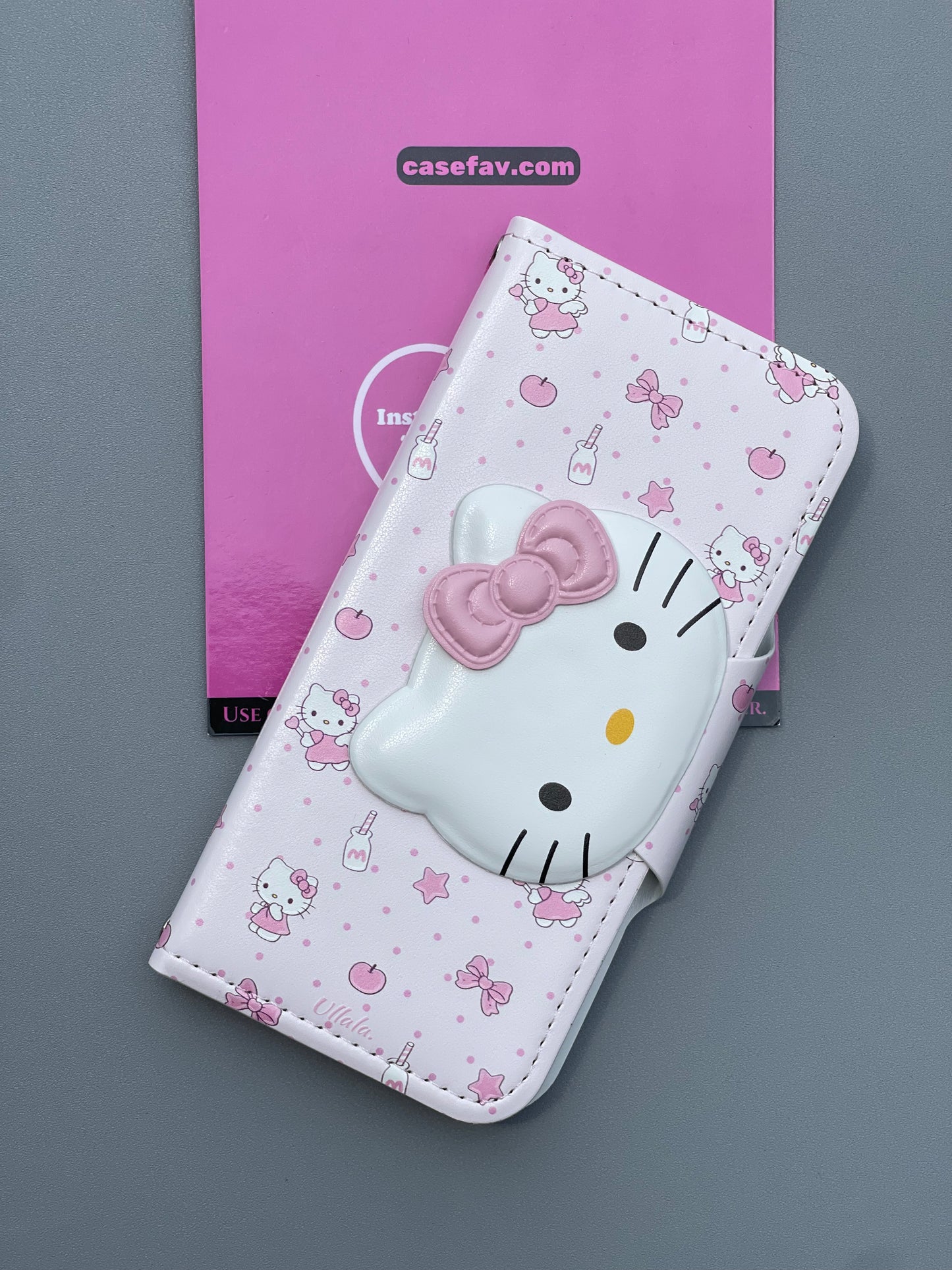 Hellokitty Shape Flip Phone Case Cute Kawaii Phone Case #0229