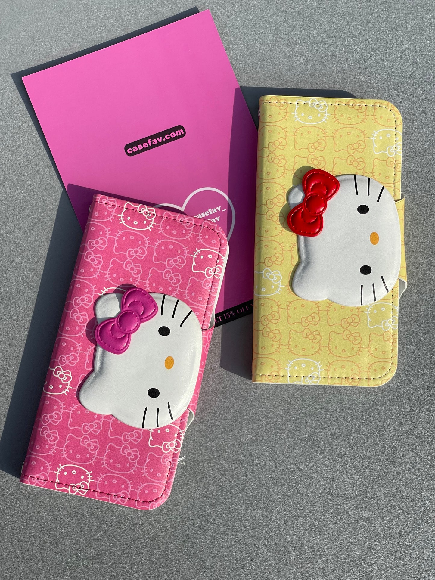 Hellokitty Shape Flip Phone Case Cute Kawaii Phone Case #0243