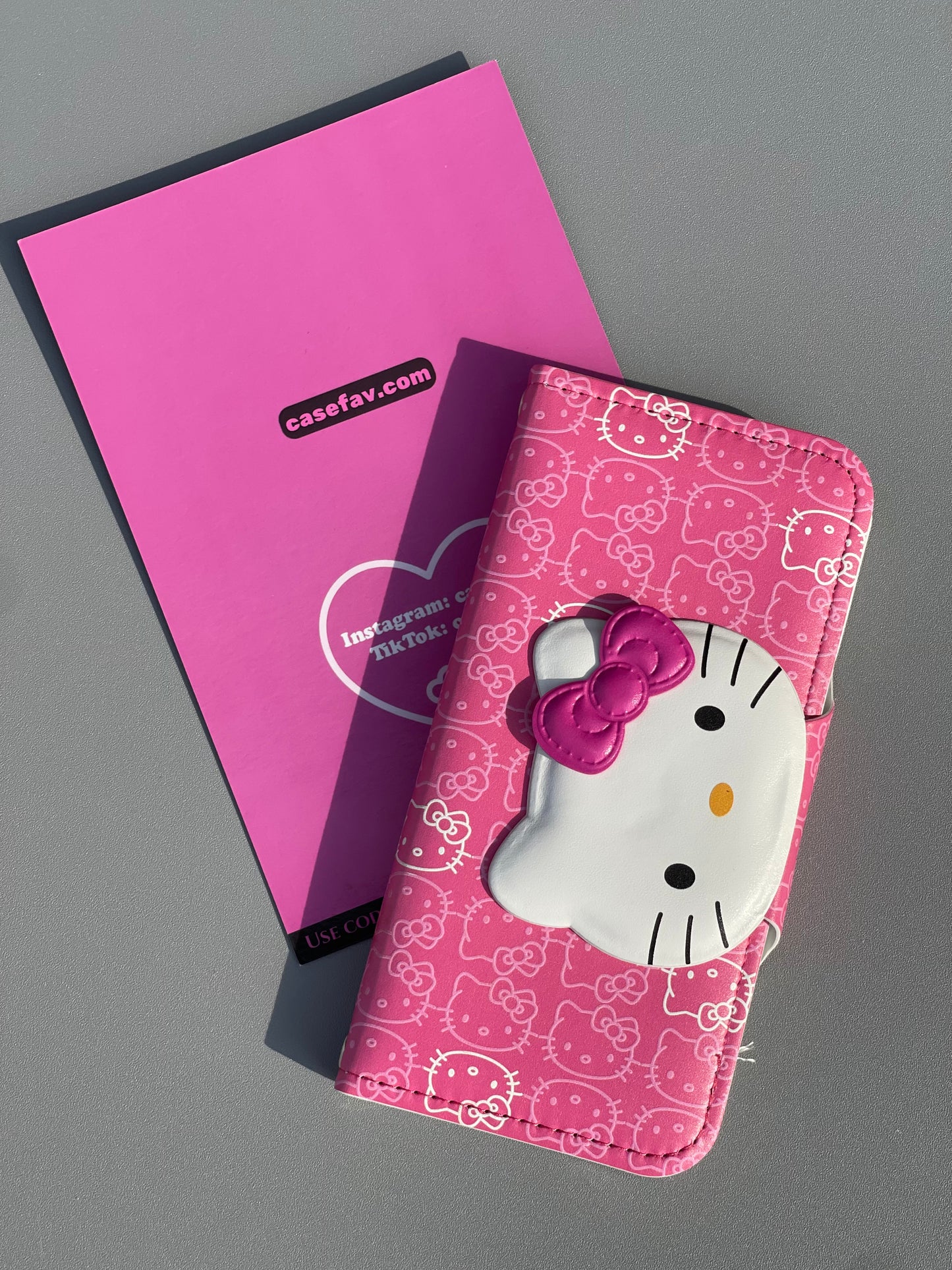 Hellokitty Shape Flip Phone Case Cute Kawaii Phone Case #0243