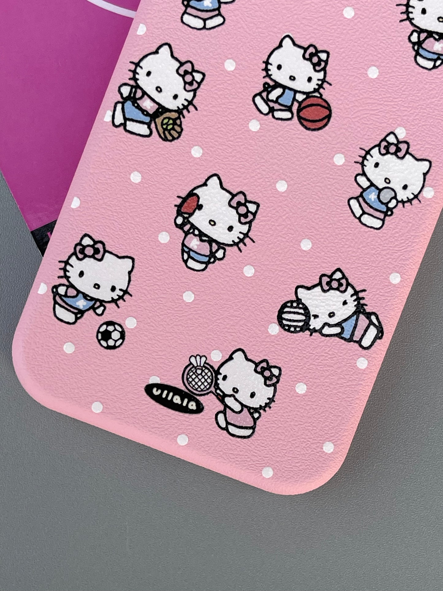 Hellokitty Pink PU Cute Kawaii Phone Case #0288