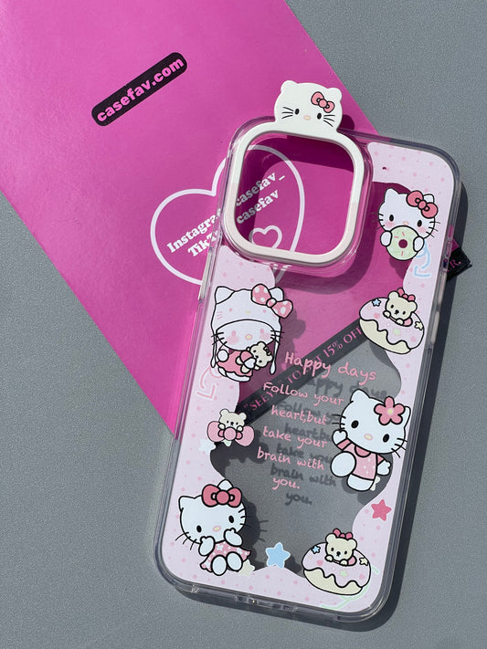 Hellokitty Clear Cute Kawaii Phone Case #0289