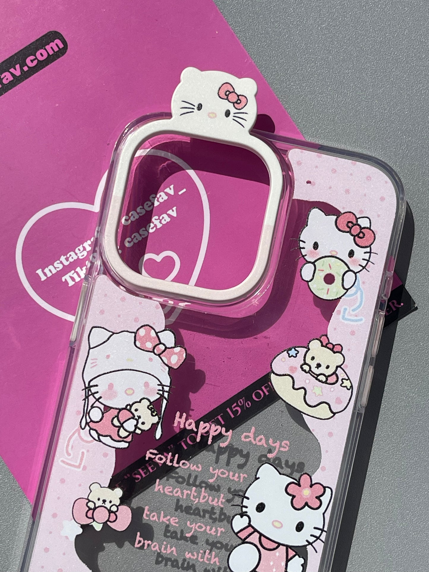 Hellokitty Clear Cute Kawaii Phone Case #0289