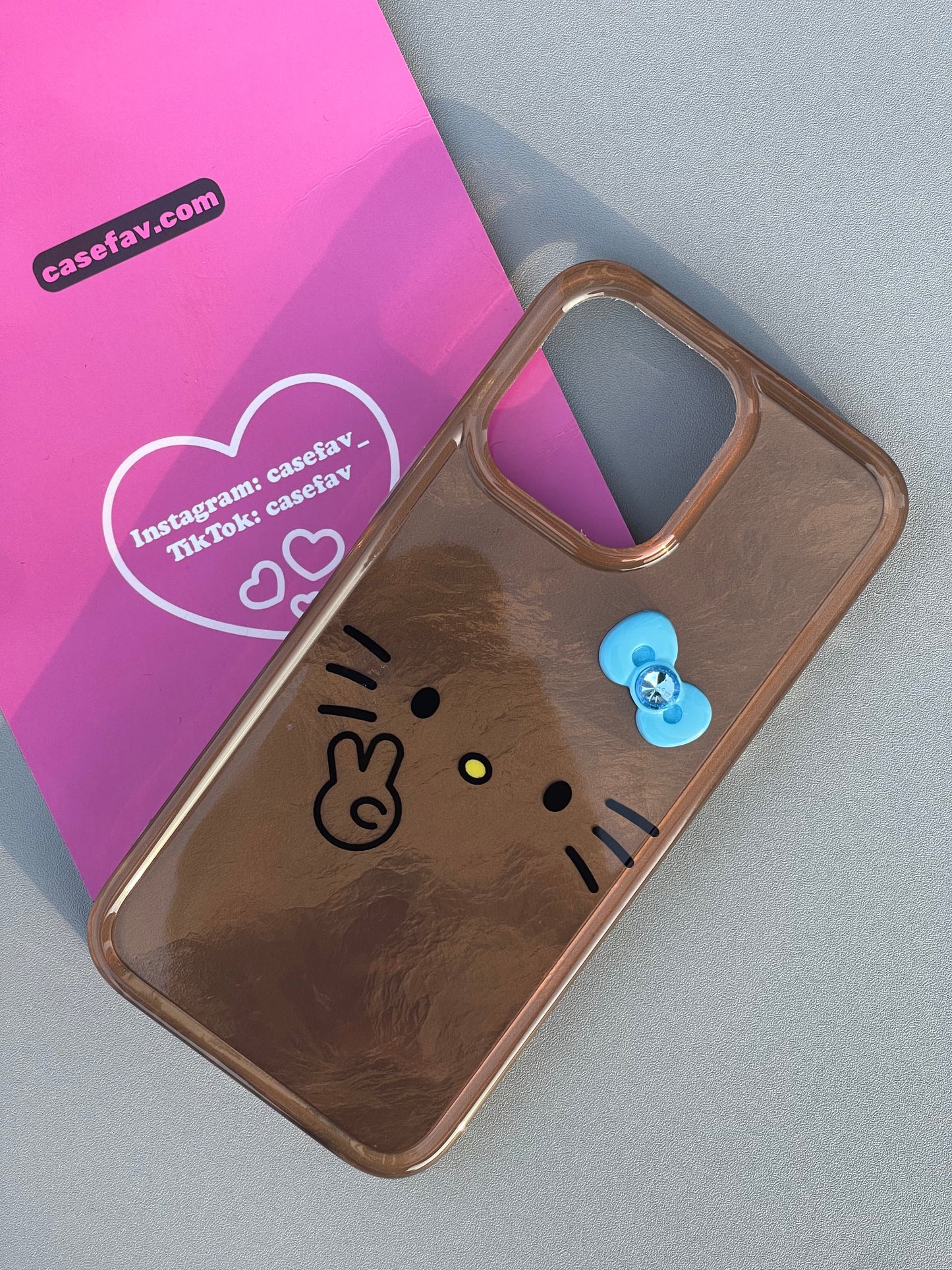 Tan Hellokitty Shell Cute Kawaii Phone Case #0280