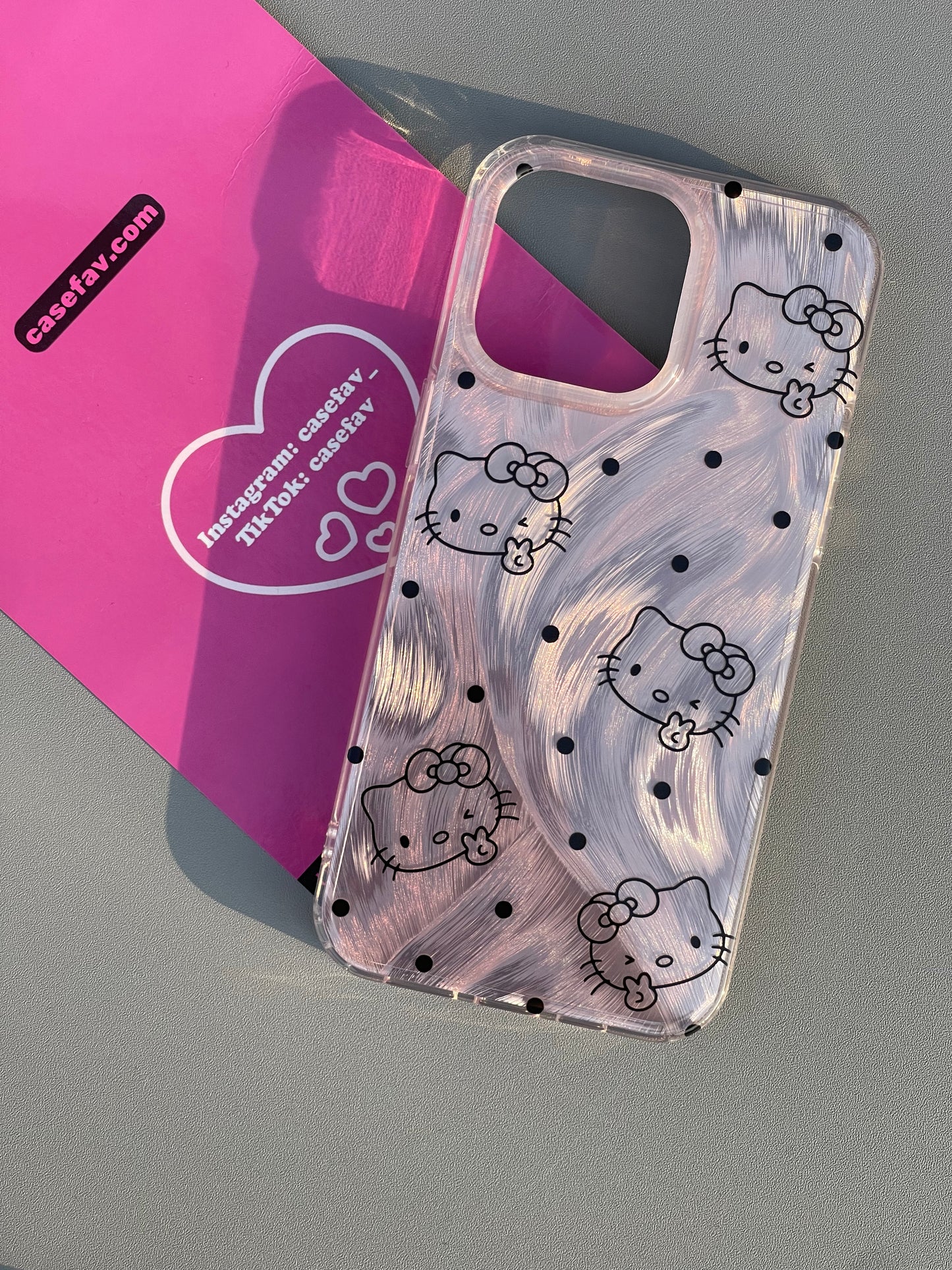 Hellokitty Silver Shell Cute Kawaii Phone Case #0271