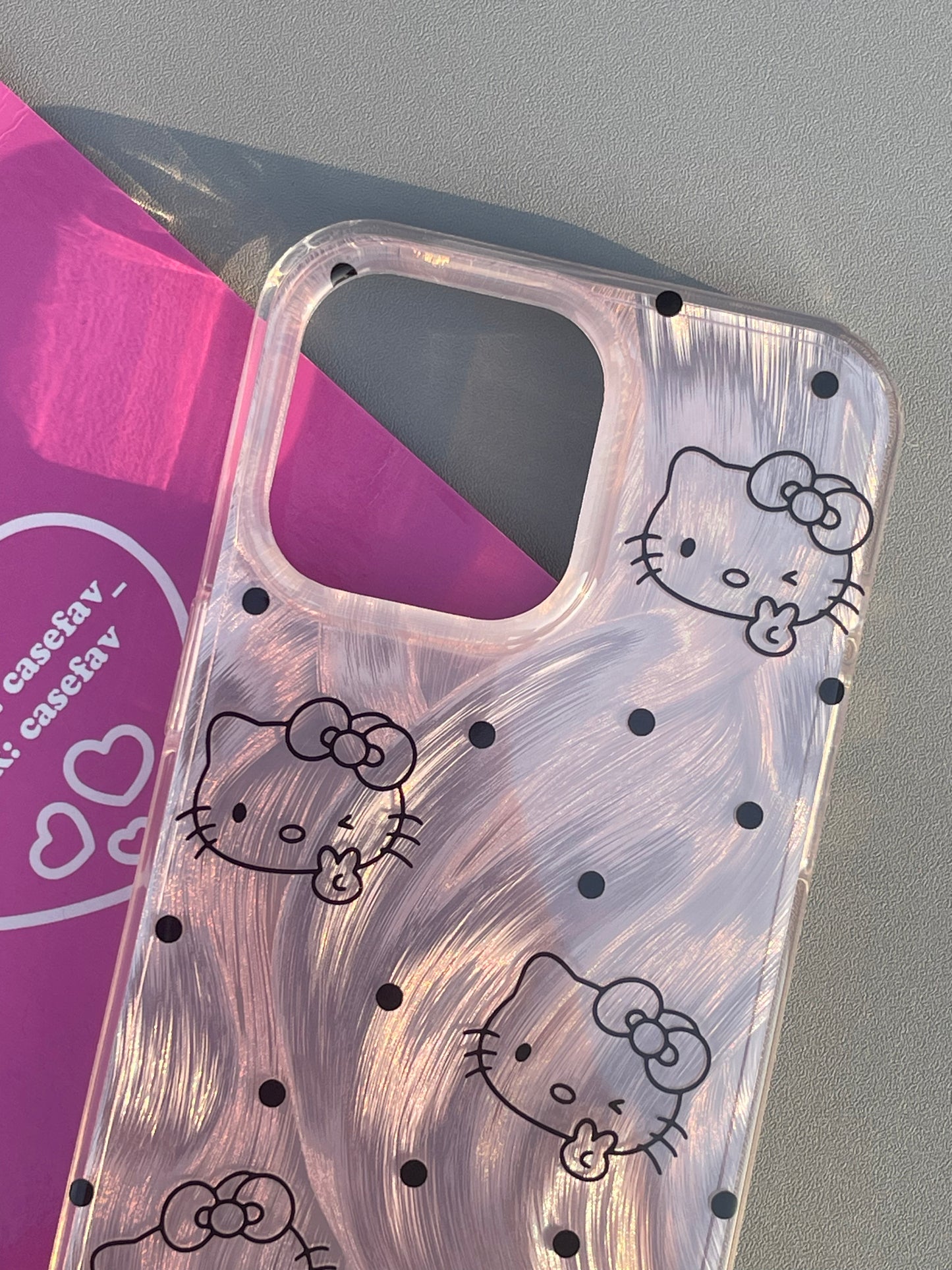 Hellokitty Silver Shell Cute Kawaii Phone Case #0271