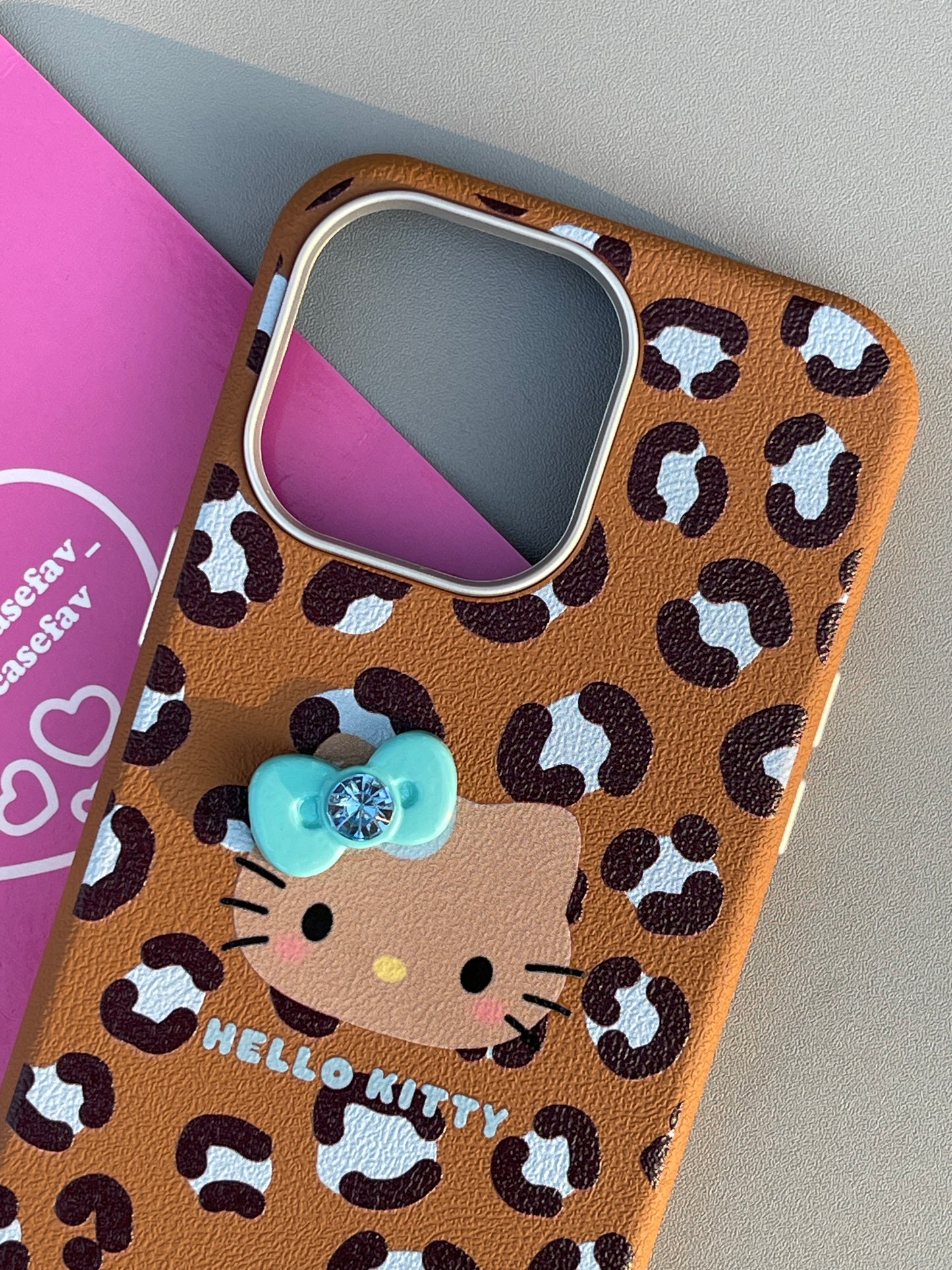 Hellokitty Leopard Cute Kawaii Phone Case #0273