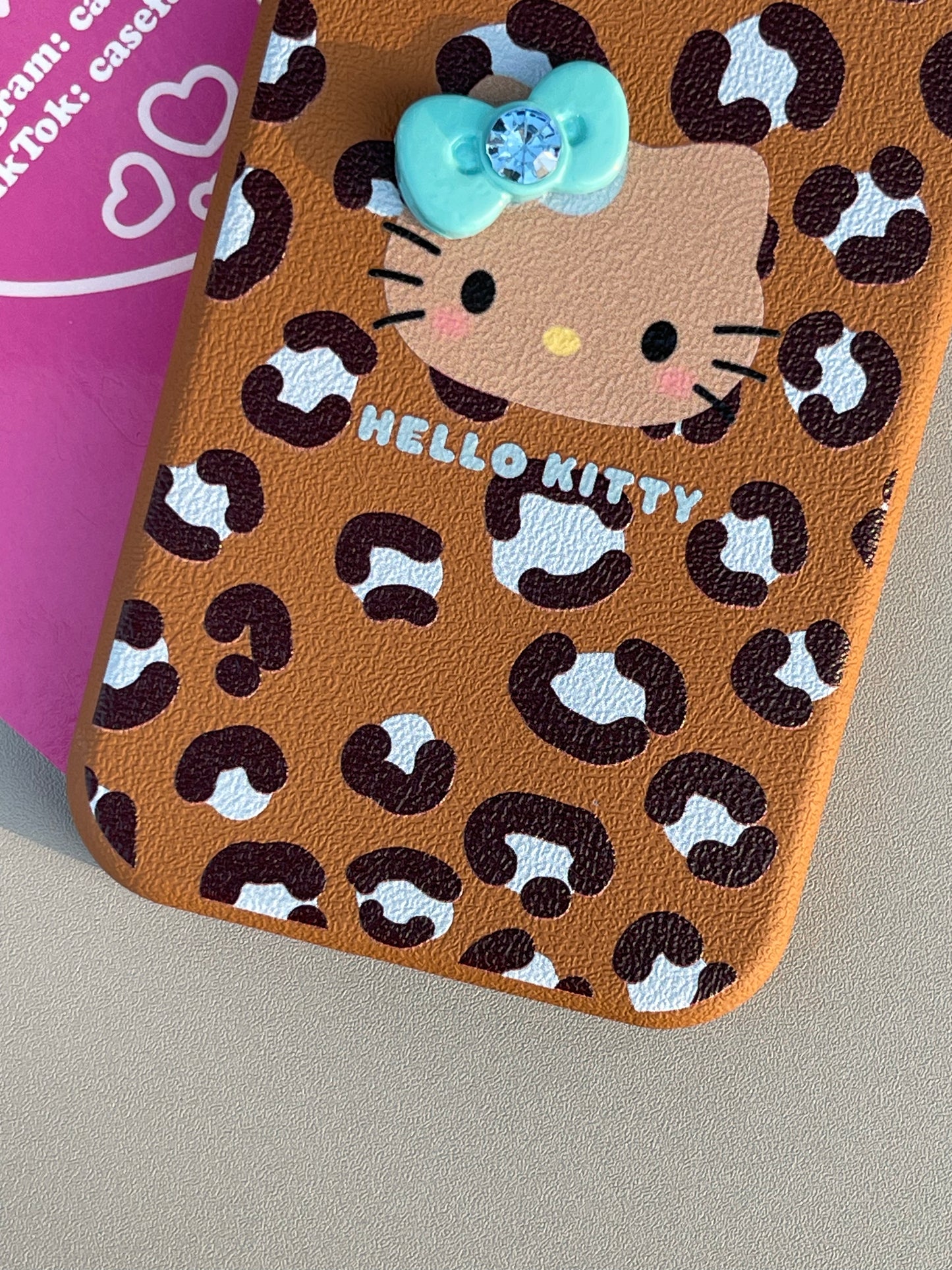 Hellokitty Leopard Cute Kawaii Phone Case #0273